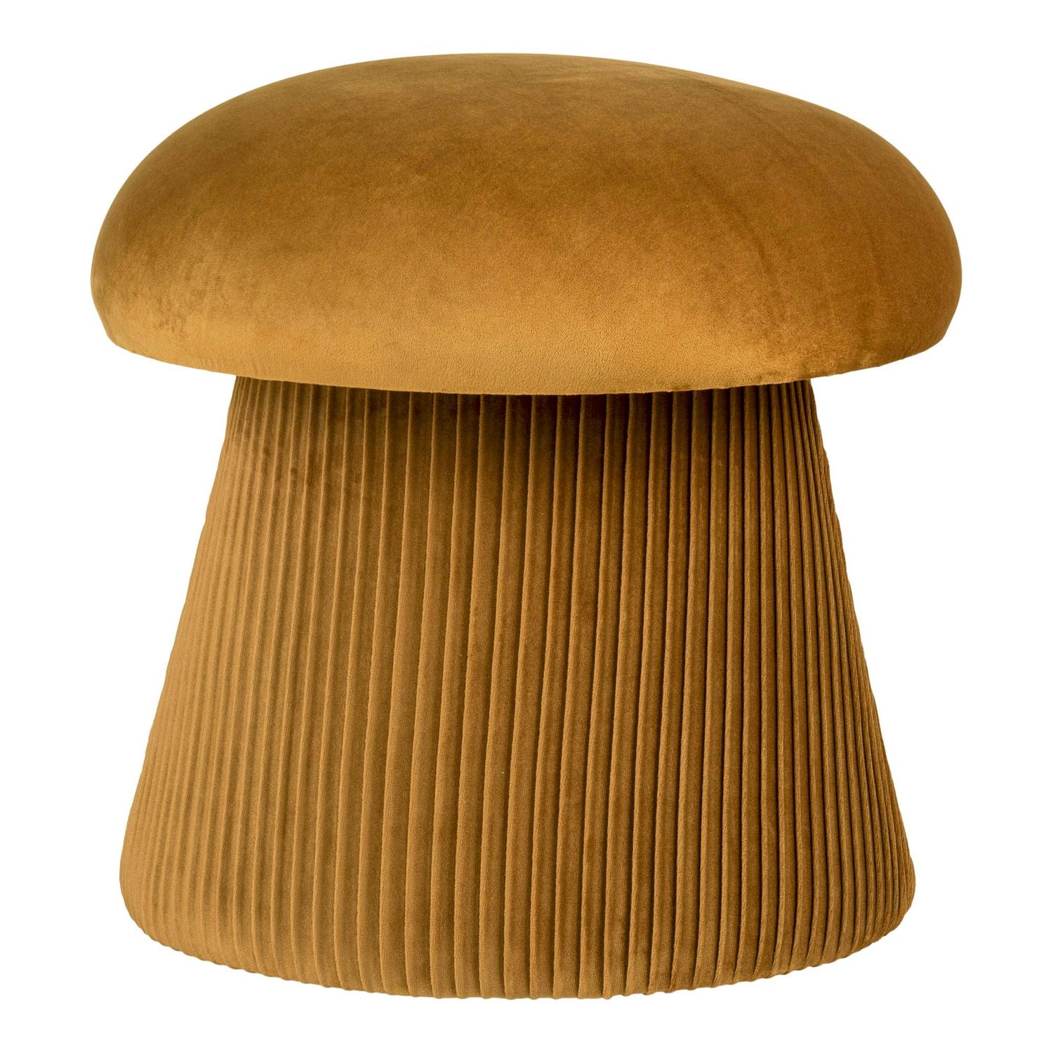 Pouf Hampton aus Samt Ø39cm - Senfgelb-Poufs-House Nordic-le canapé