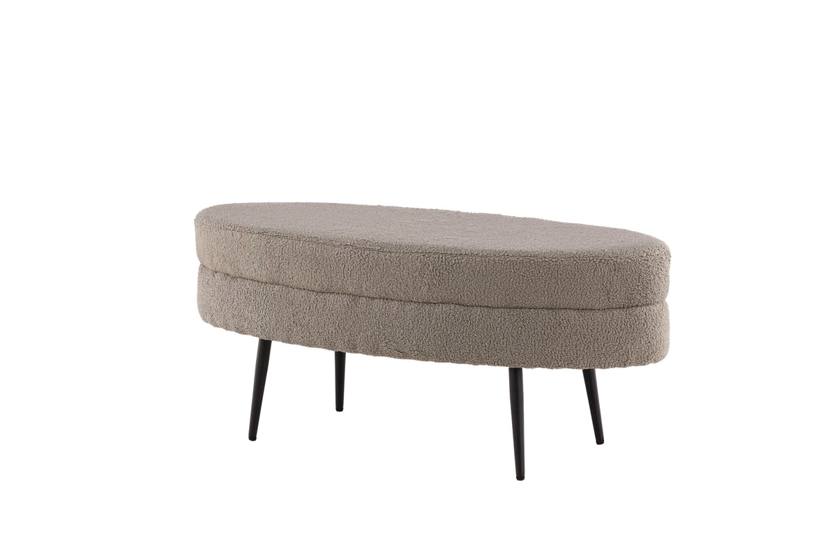 Pouf Otto - Beige-Poufs-Venture Home-le canapé