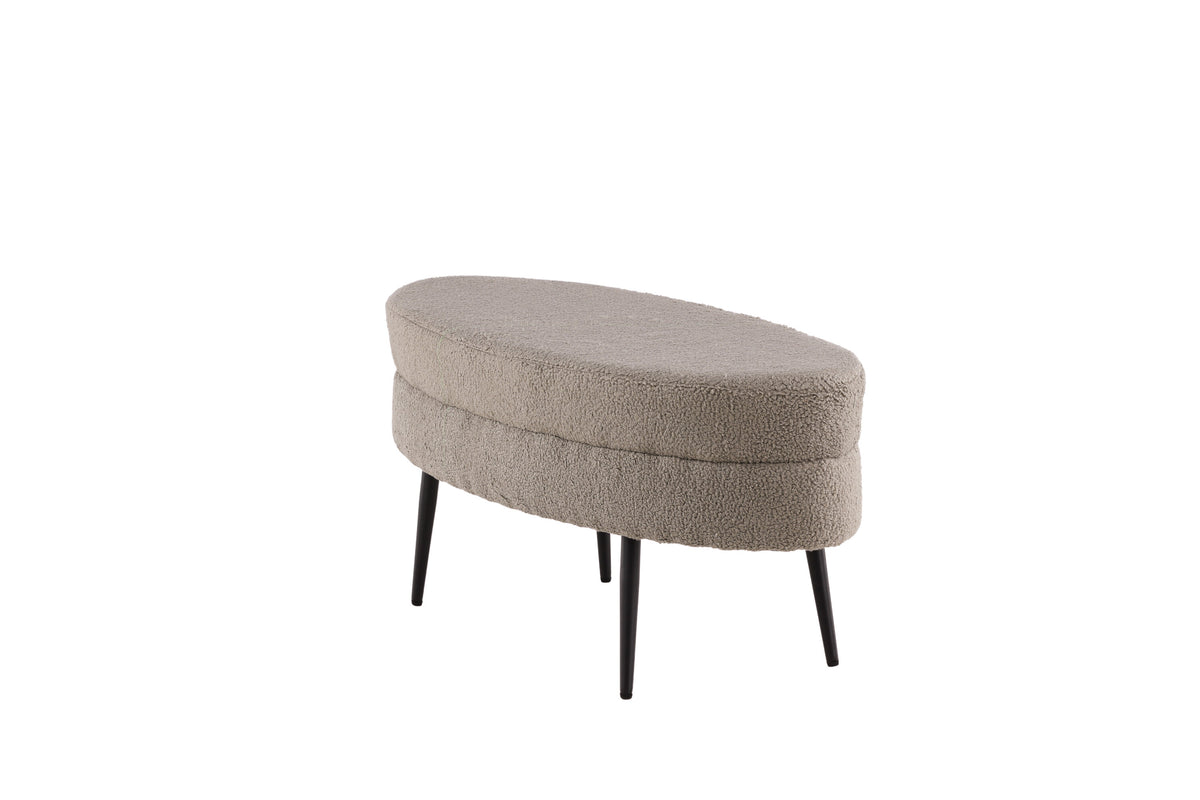 Pouf Otto - Beige-Poufs-Venture Home-le canapé