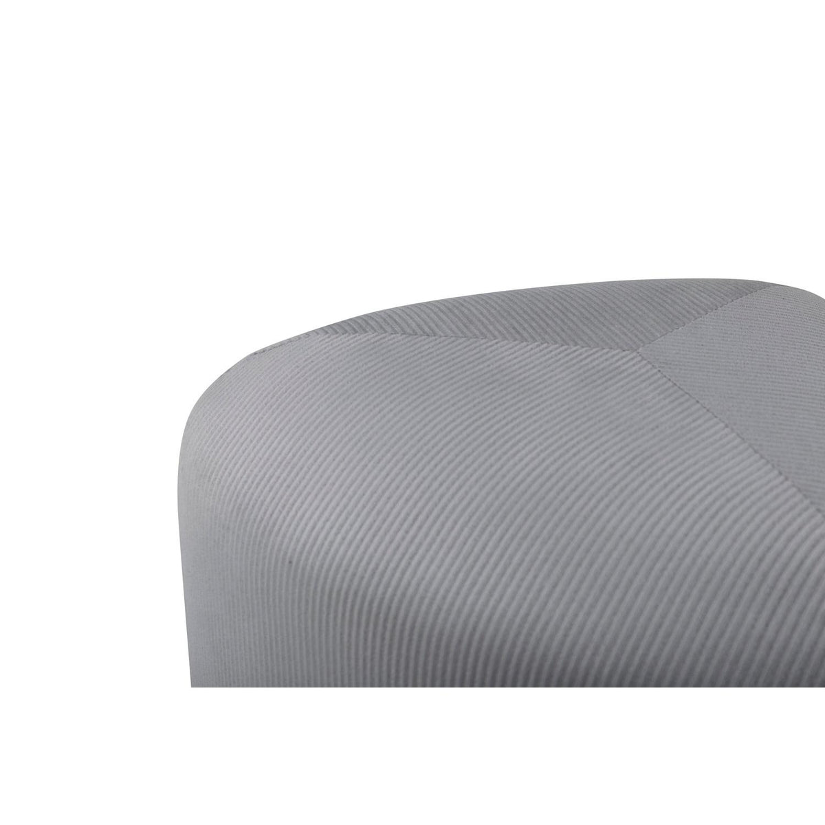 Pouf Peg aus Stoff - Grau-Poufs-Venture Home-le canapé