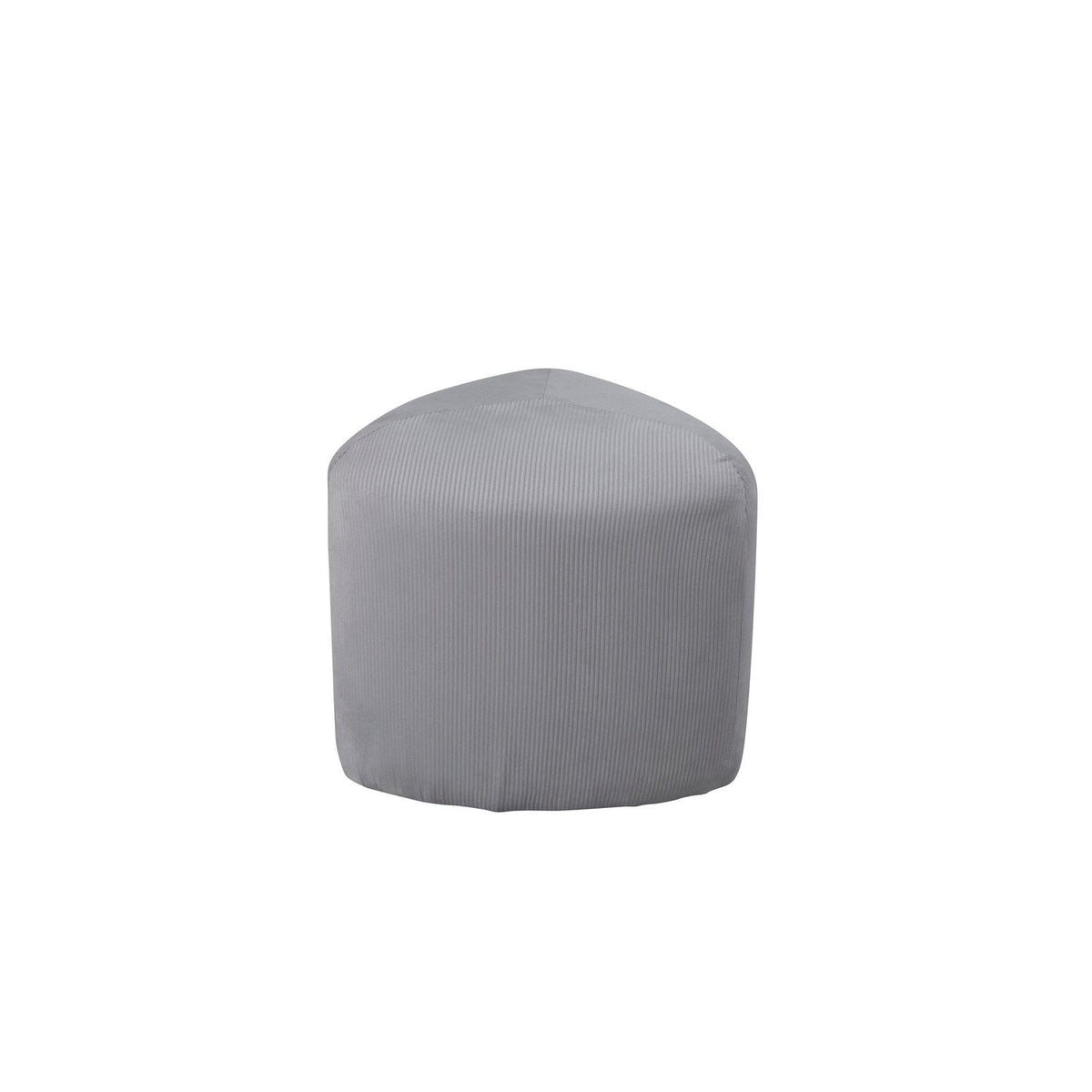 Pouf Peg aus Stoff - Grau-Poufs-Venture Home-le canapé