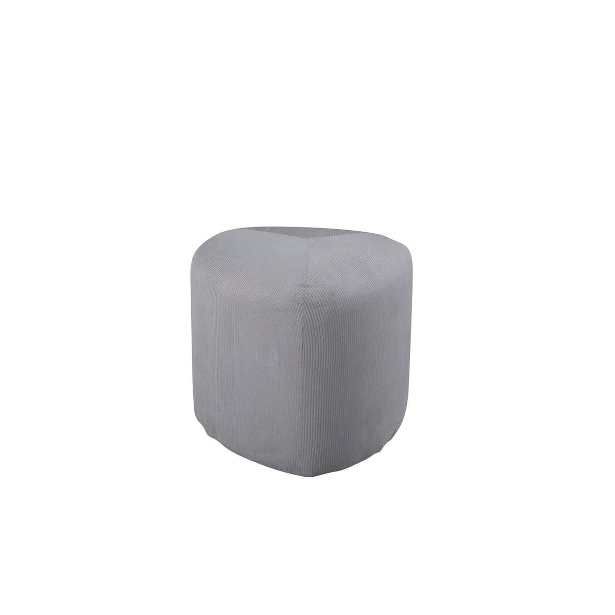 Pouf Peg aus Stoff - Grau-Poufs-Venture Home-le canapé