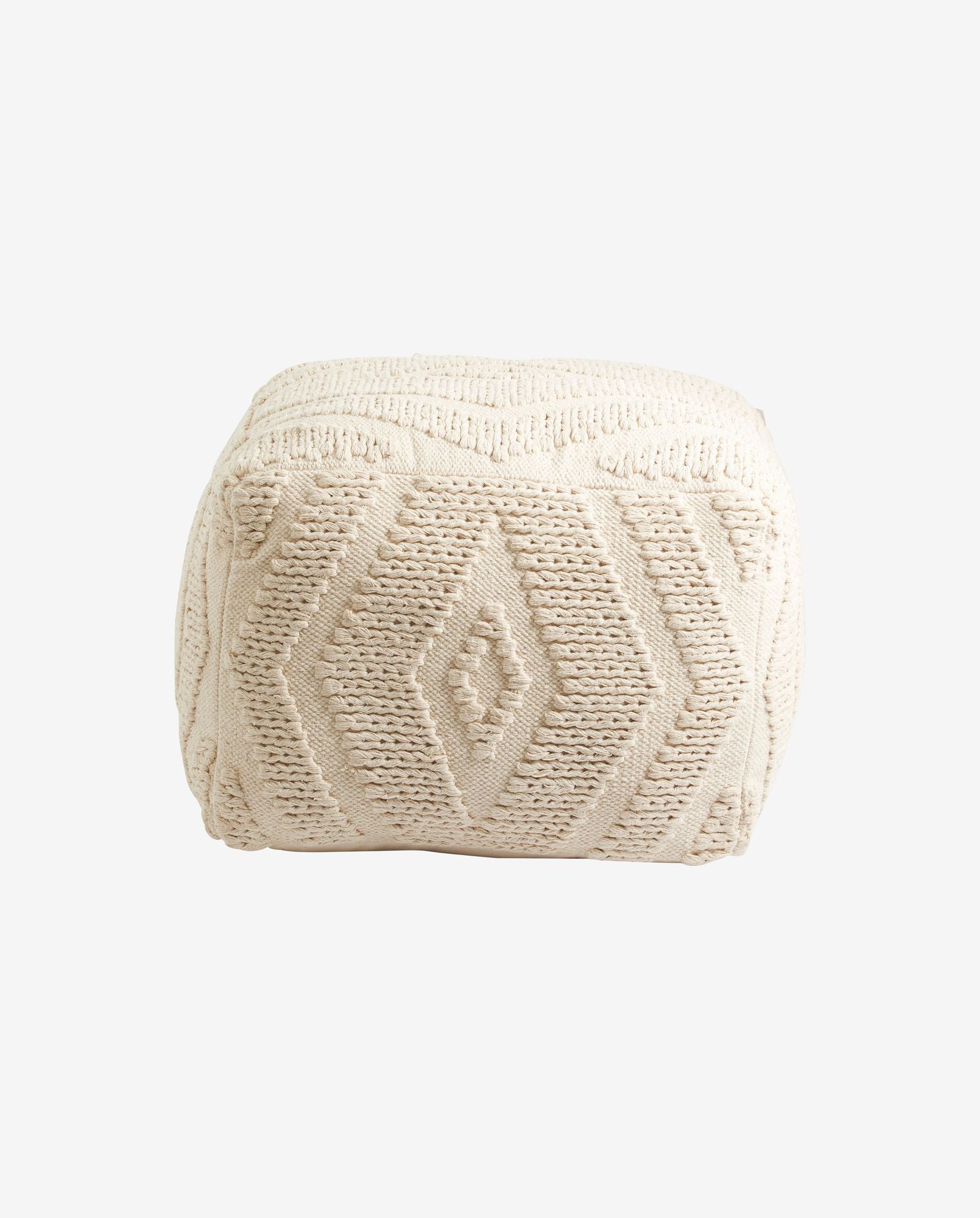 Pouf WULAR aus Baumwolle - Beige-Poufs-Nordal A/S-le canapé