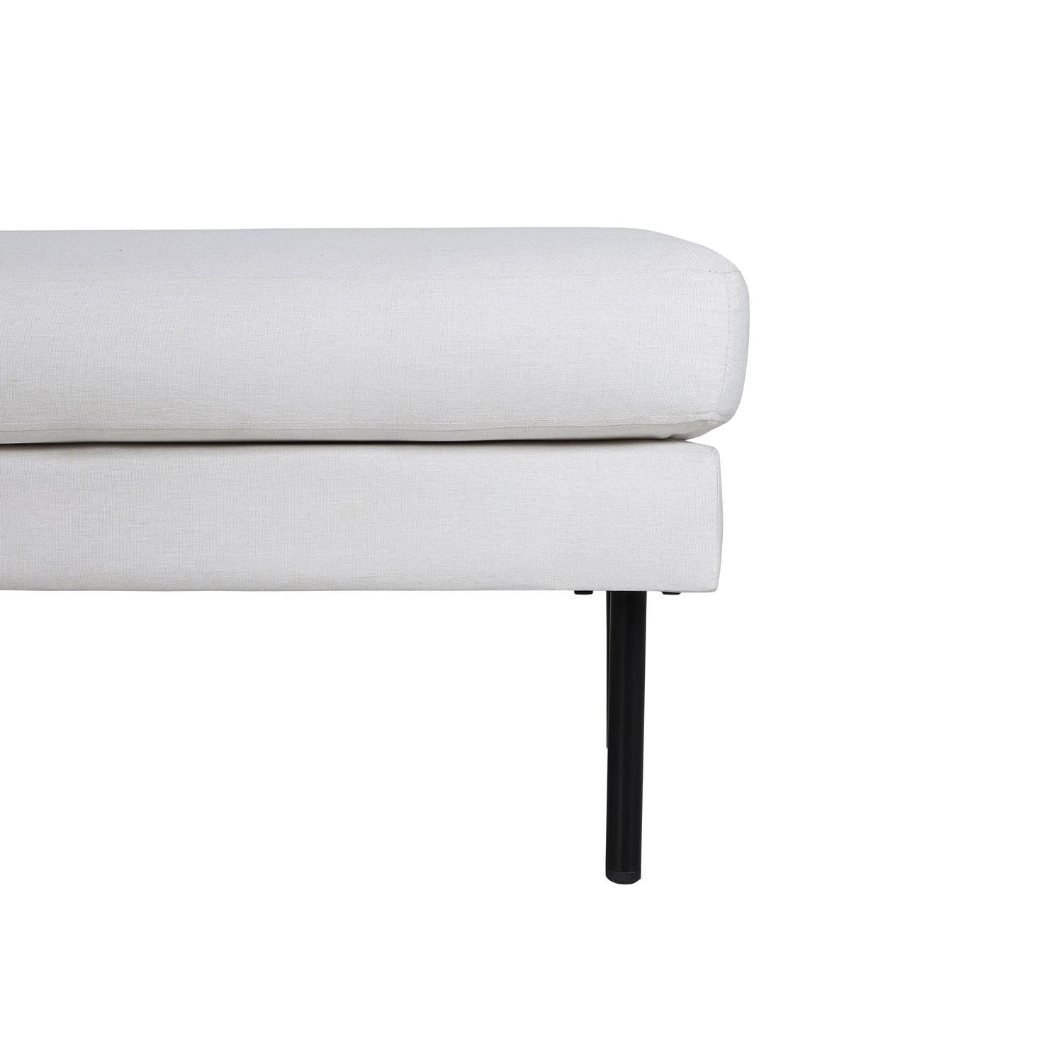 Pouf Zoom aus Stoff - Beige-Poufs-Venture Home-le canapé
