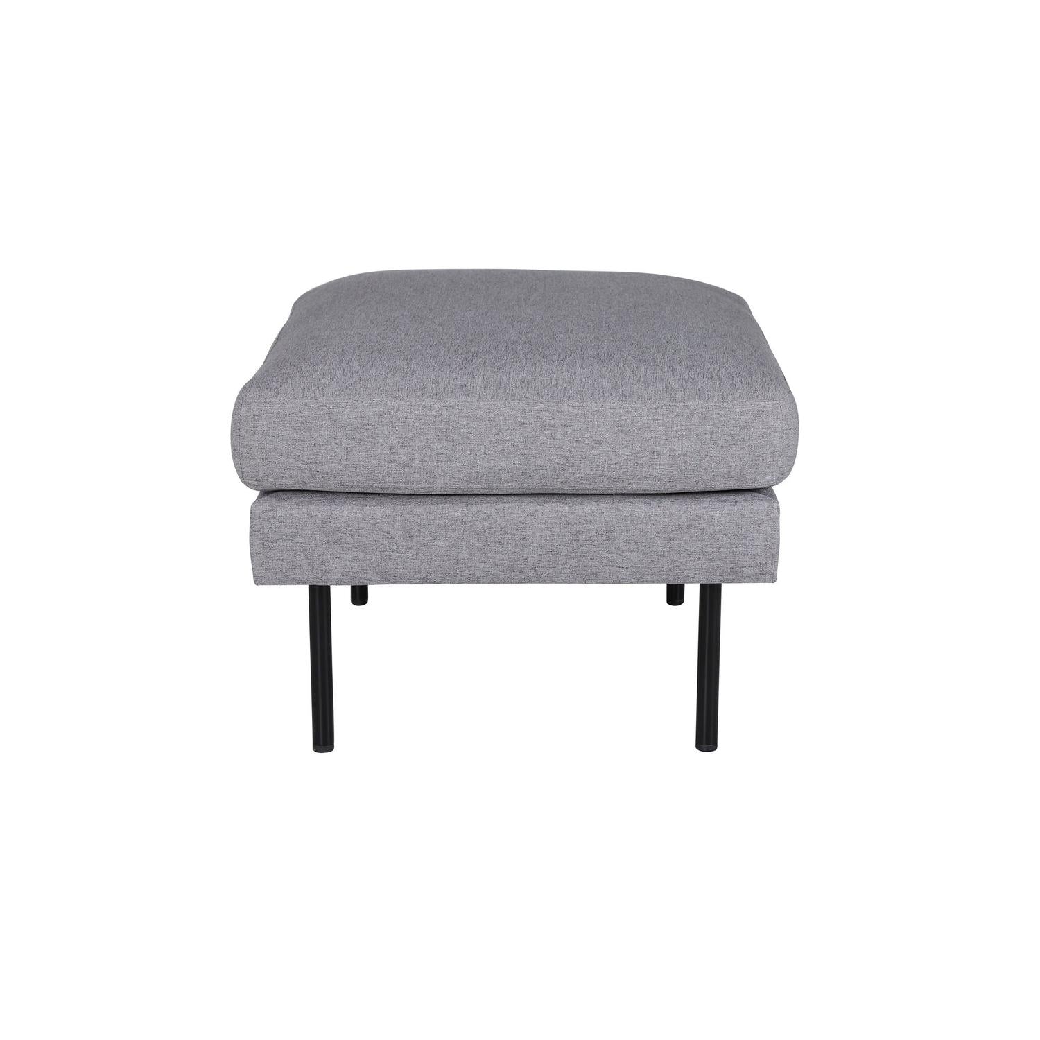 Pouf Zoom aus Stoff - Grau-Poufs-Venture Home-le canapé