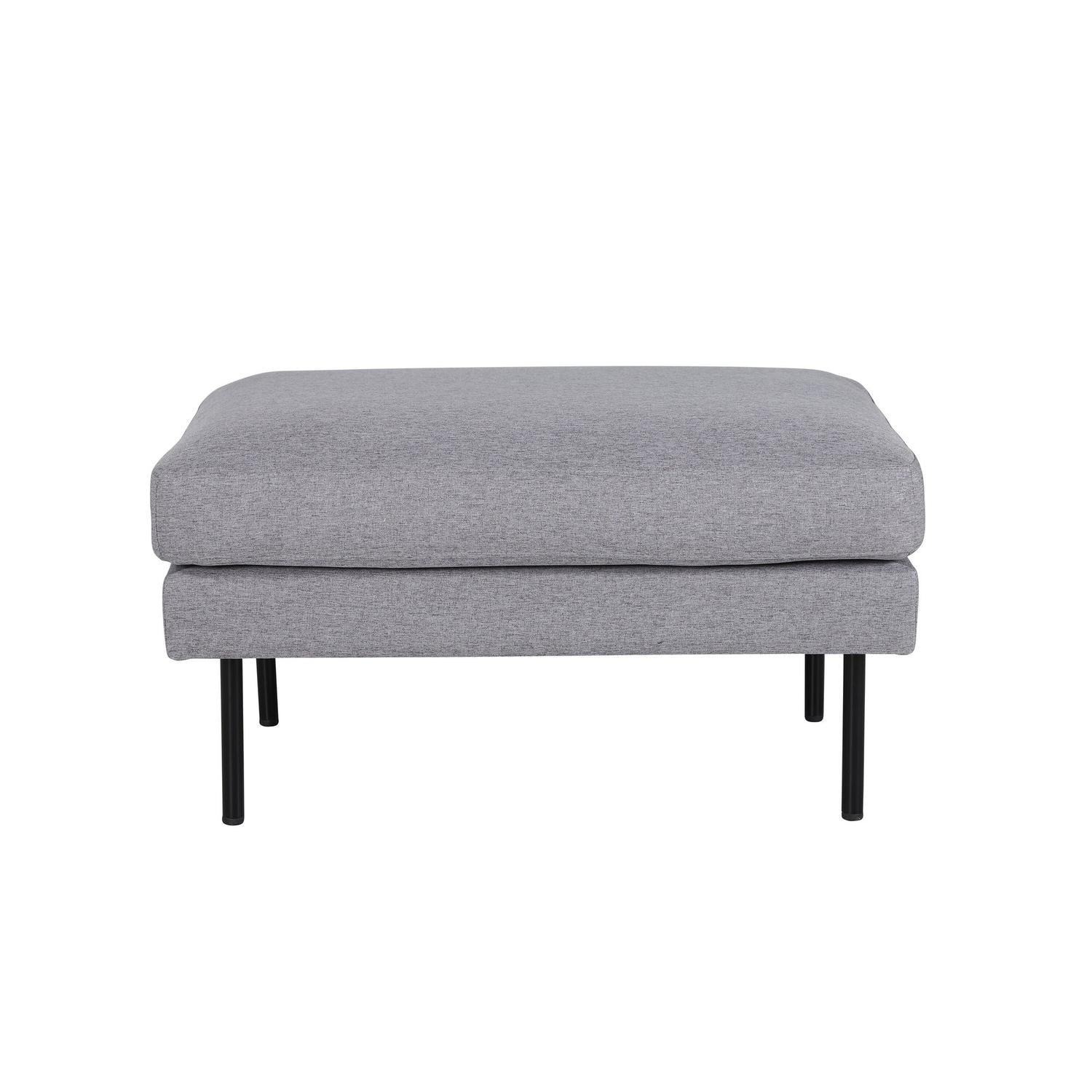 Pouf Zoom aus Stoff - Grau-Poufs-Venture Home-le canapé