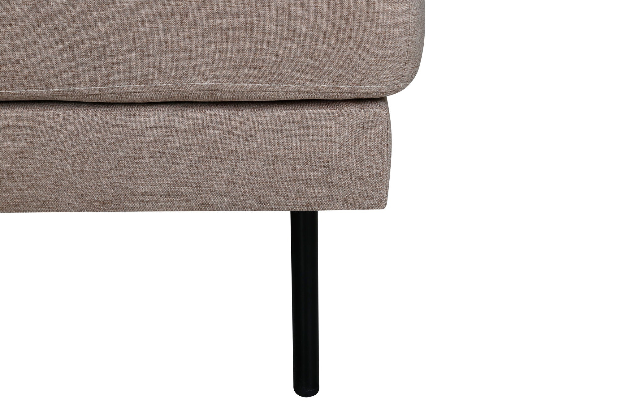 Pouf Zoom aus Stoff - Hellbraun-Pouf-Venture Home-le canapé