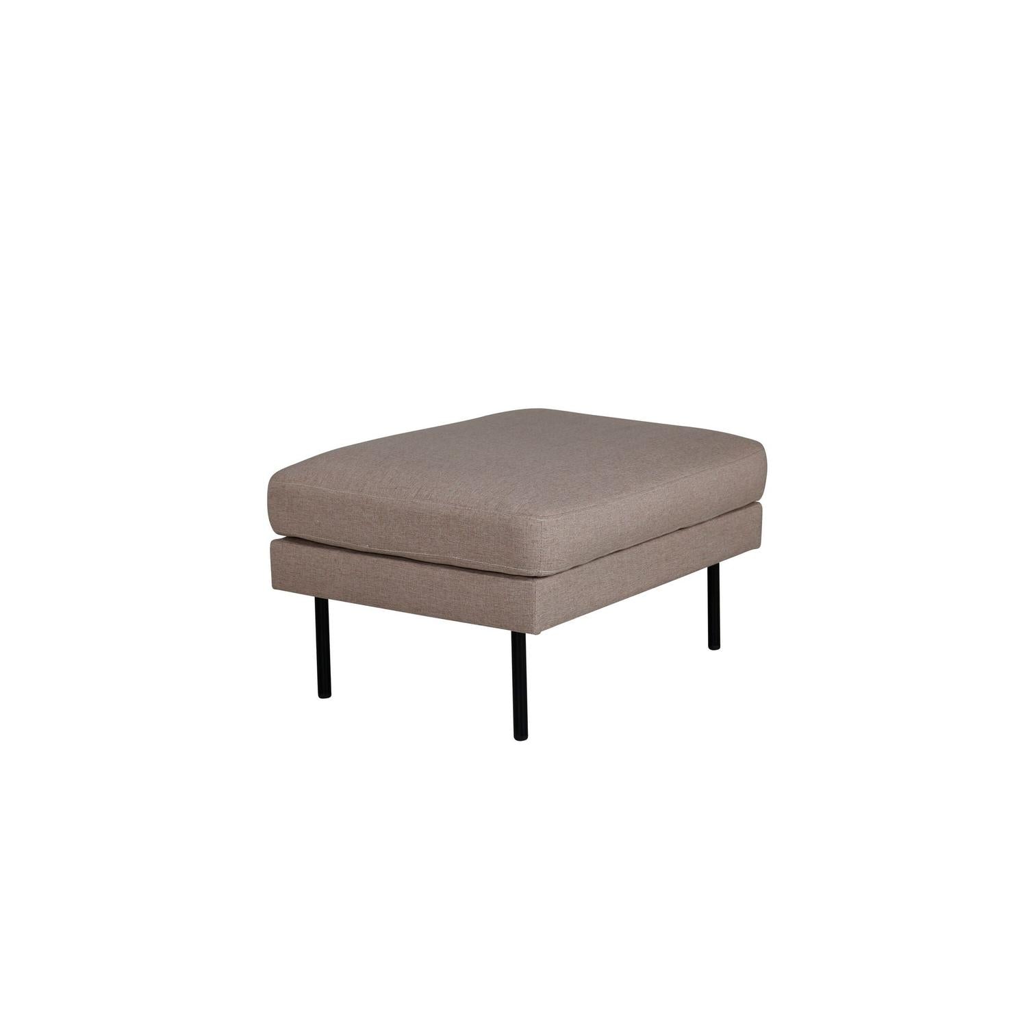 Pouf Zoom aus Stoff - Hellbraun-Pouf-Venture Home-le canapé