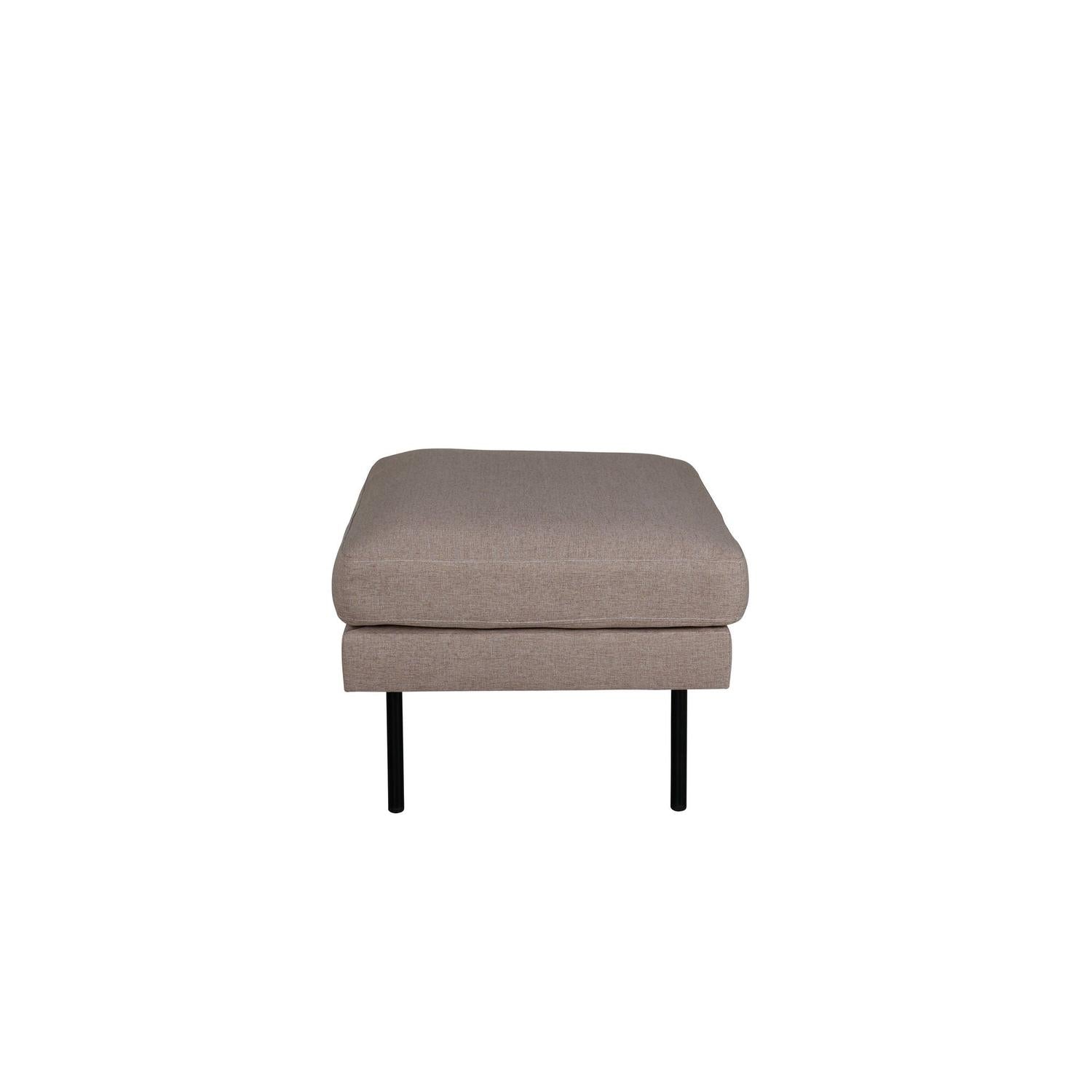 Pouf Zoom aus Stoff - Hellbraun-Pouf-Venture Home-le canapé