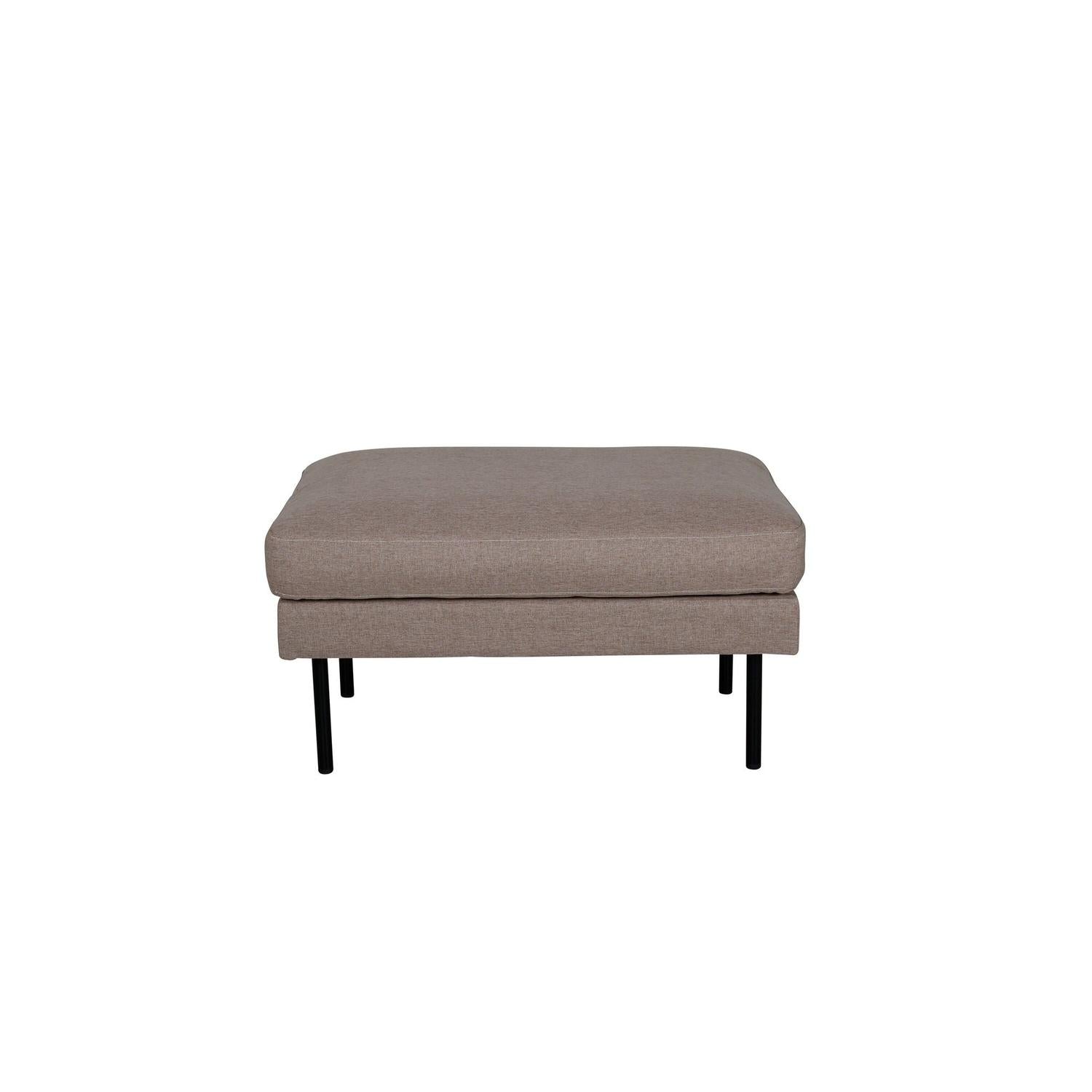 Pouf Zoom aus Stoff - Hellbraun-Pouf-Venture Home-le canapé