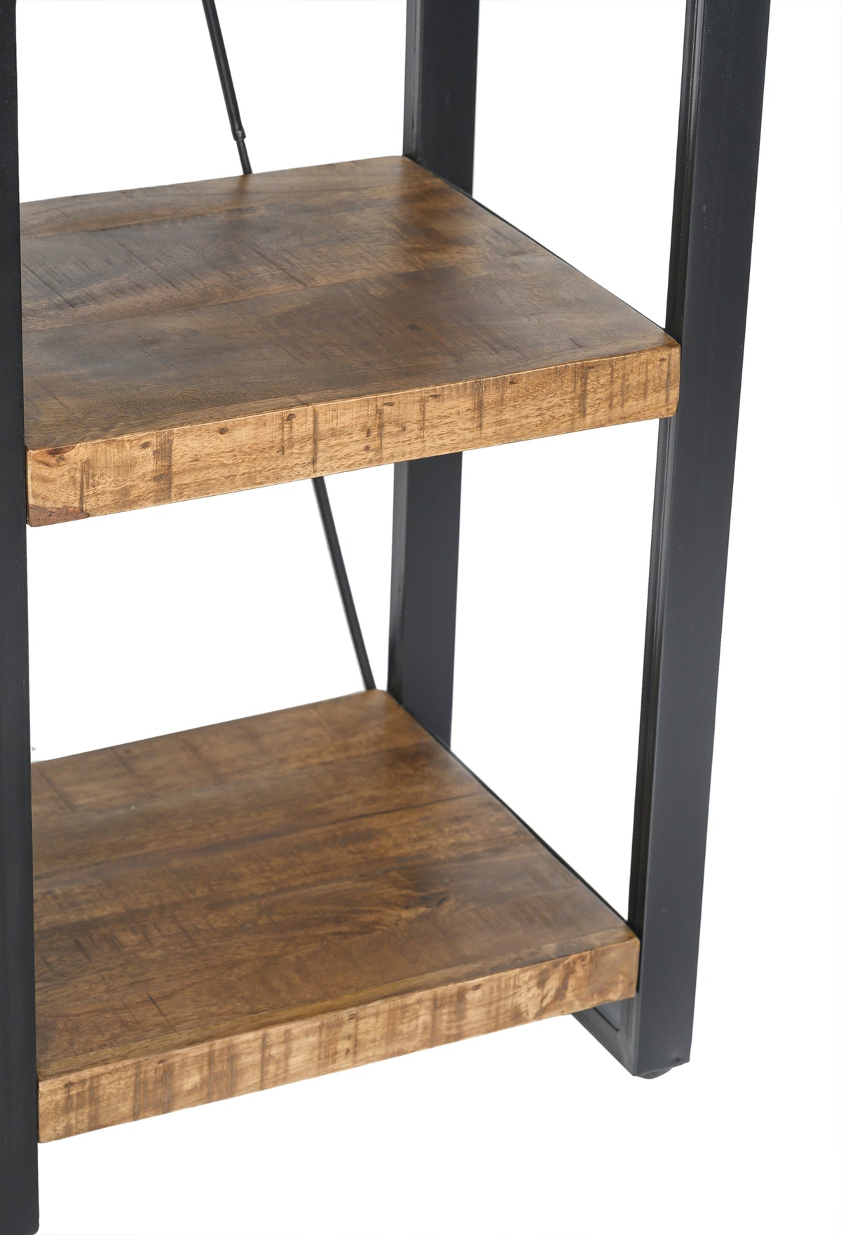 Regal Nairobi 200cm aus Massivholz - Braun-Regale-Livingfurn-le canapé