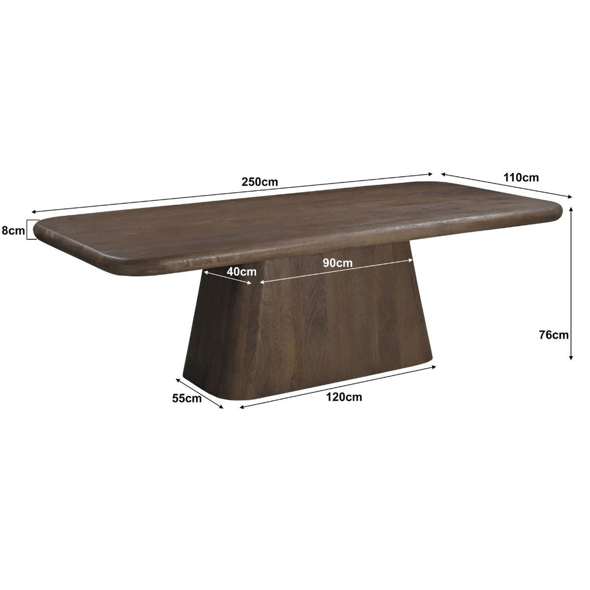 Reif 250 cm-Livingfurn-le canapé