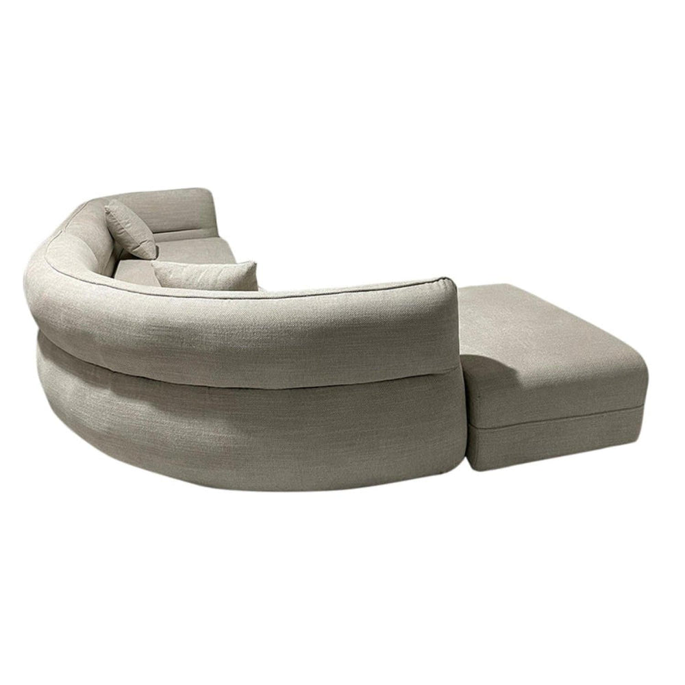 Rom 4 - Sitzer Sofa - Longchair links - Beige8719172859416Ecksofa