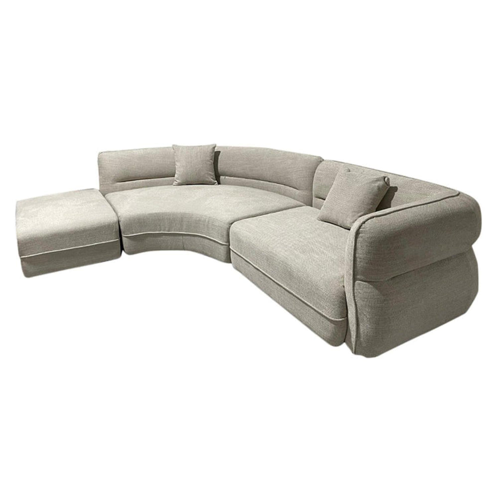 Rom 4 - Sitzer Sofa - Longchair links - Beige8719172859416Ecksofa