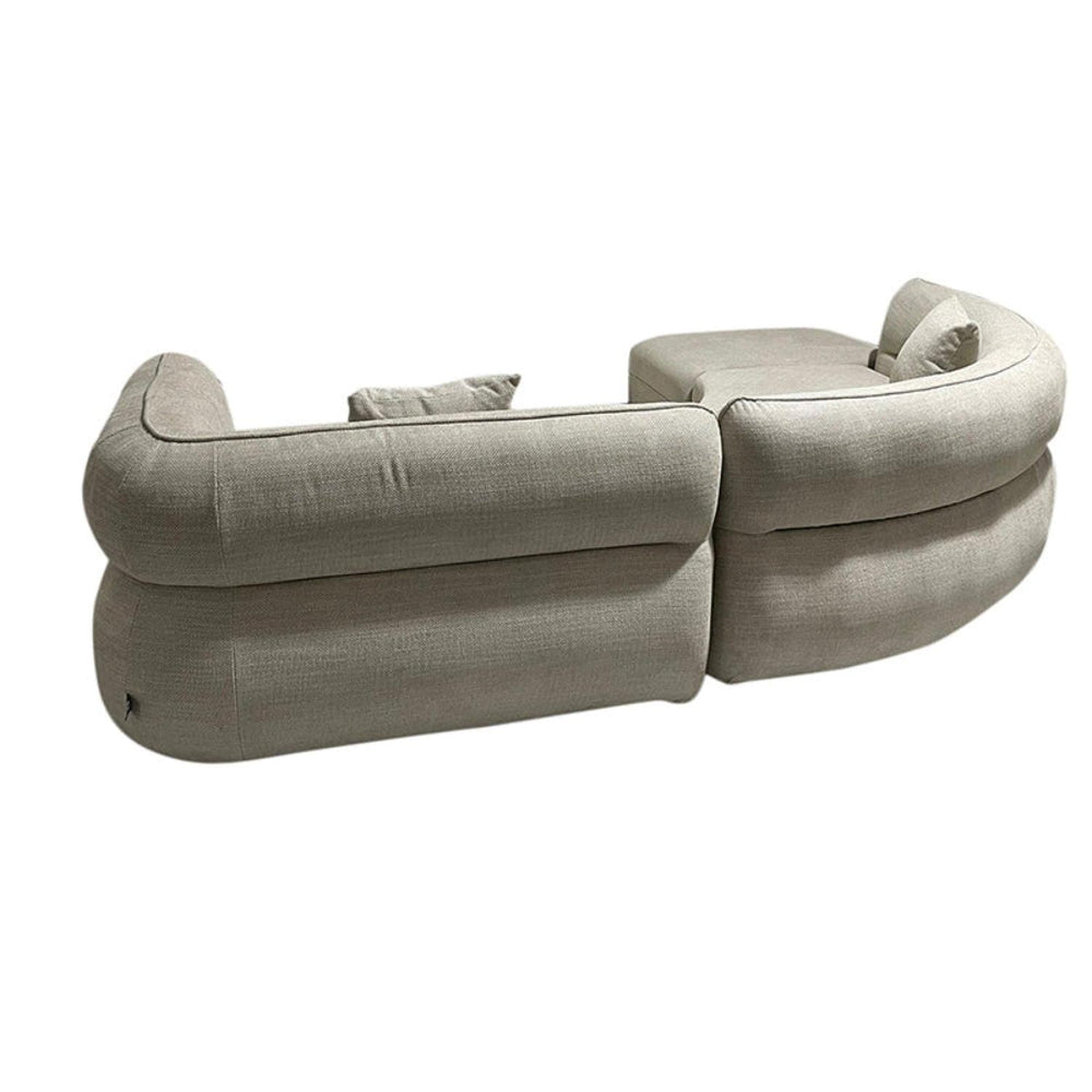 Rom 4 - Sitzer Sofa - Longchair links - Beige8719172859416Ecksofa
