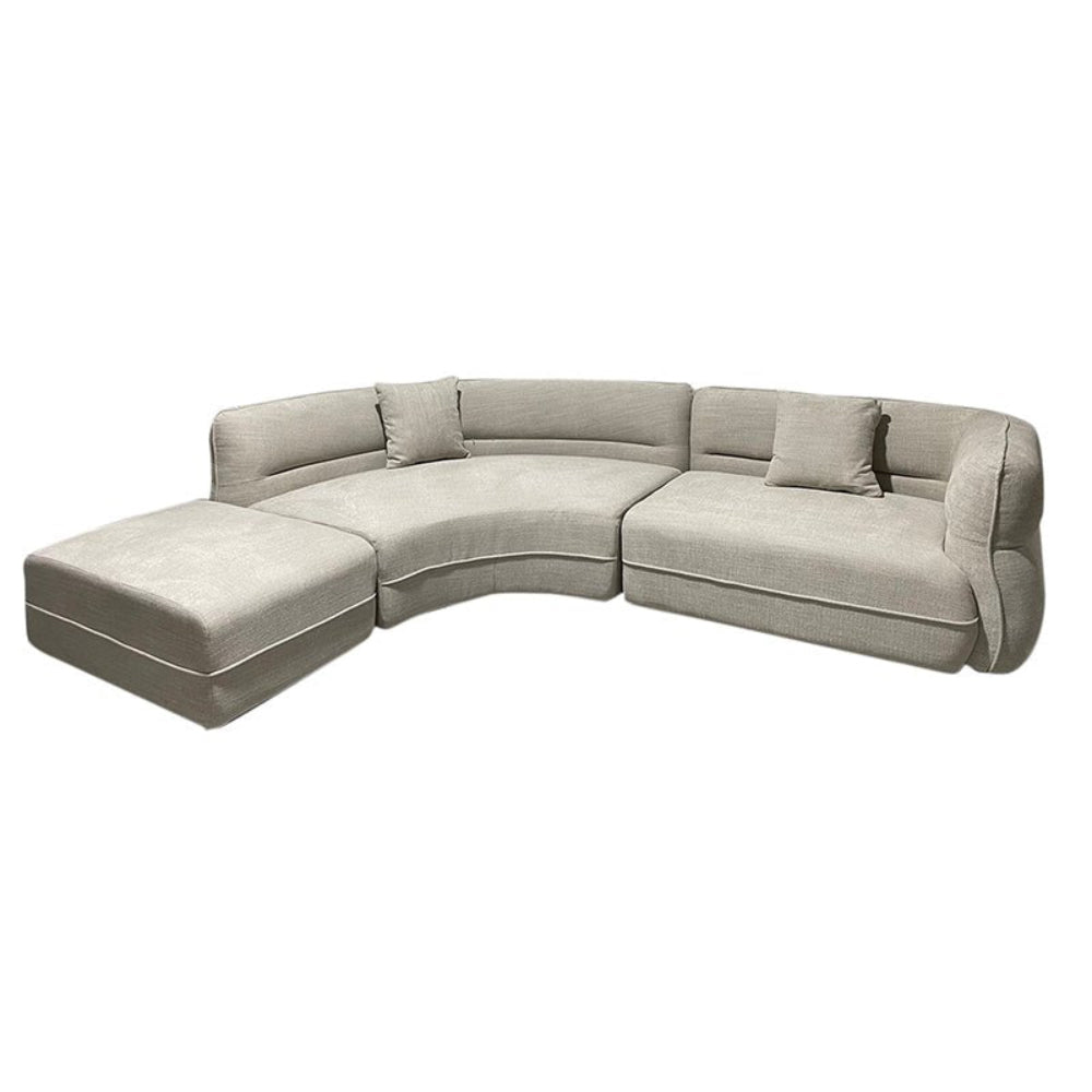 Rom 4 - Sitzer Sofa - Longchair links - Beige8719172859416Ecksofa