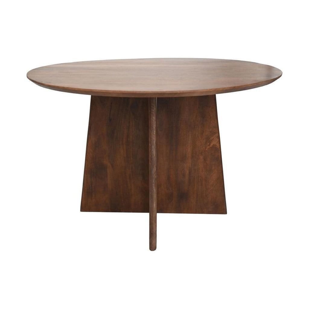 Esstisch Kruispoot rund ø120cm - dunkelbraun-Esstisch Rund-le canapé