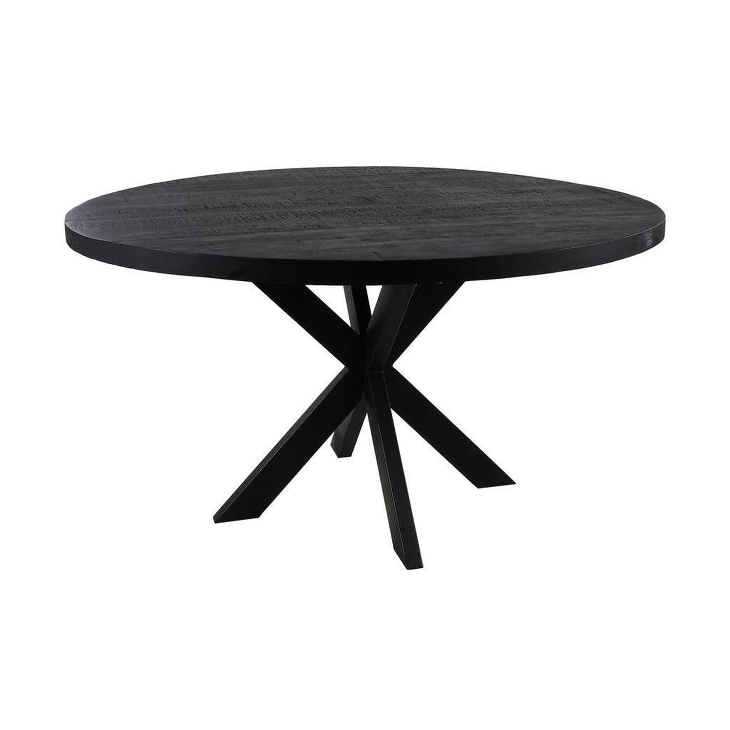 Esstisch Drum Ø100cm - Schwarz-Esstisch Rund-le canapé