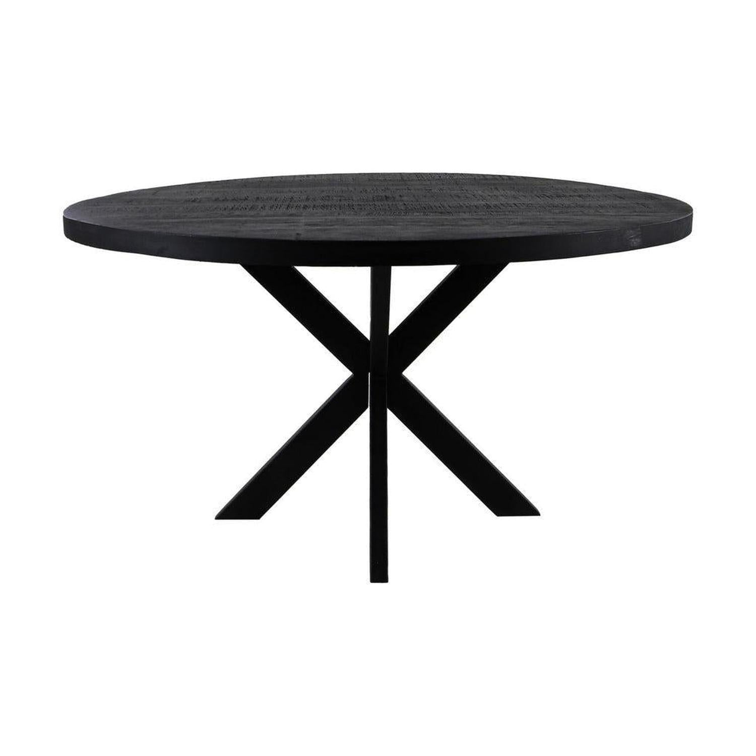 Esstisch Drum Ø100cm - Schwarz-Esstisch Rund-le canapé