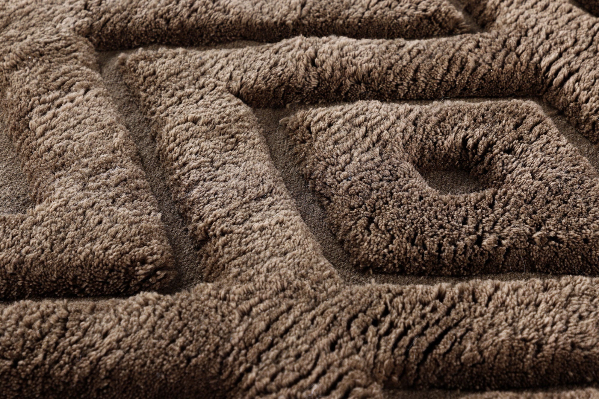 Runder Teppich Dahlia Ø200cm - Dunkelbraun-Teppich-Vind-le canapé