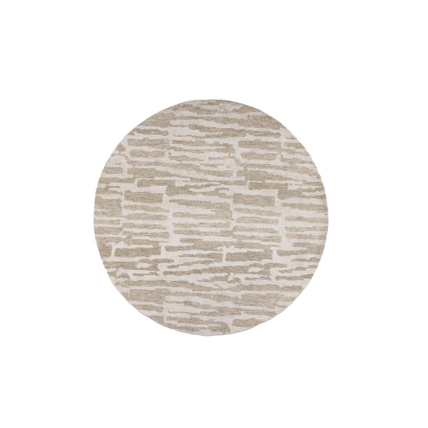 Runder Teppich Milos Ø200cm - Beige-Teppiche-Venture Home-le canapé
