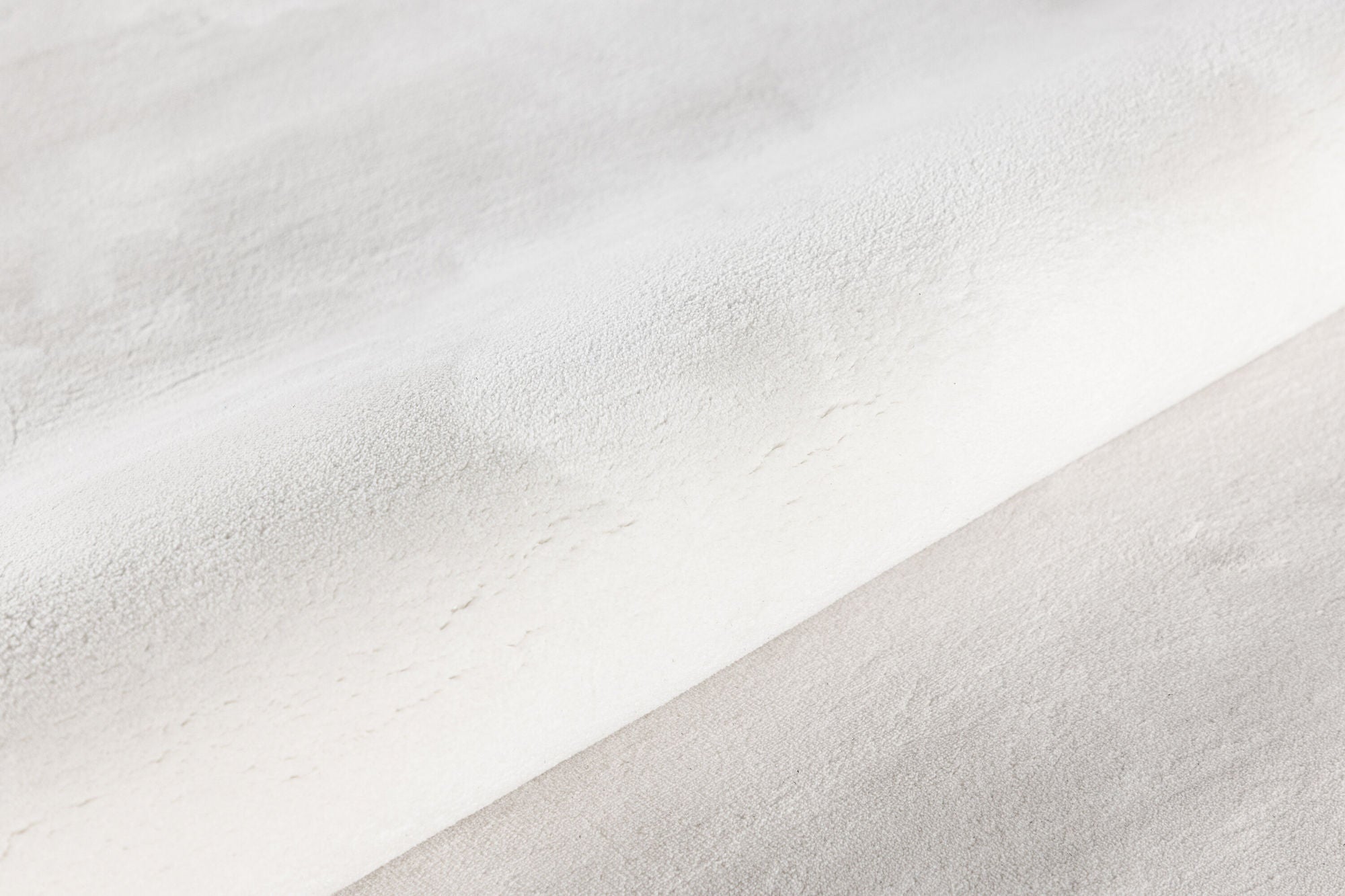 Runder Teppich Nixie Ø200cm - Weiß-Teppich-Venture Home-le canapé