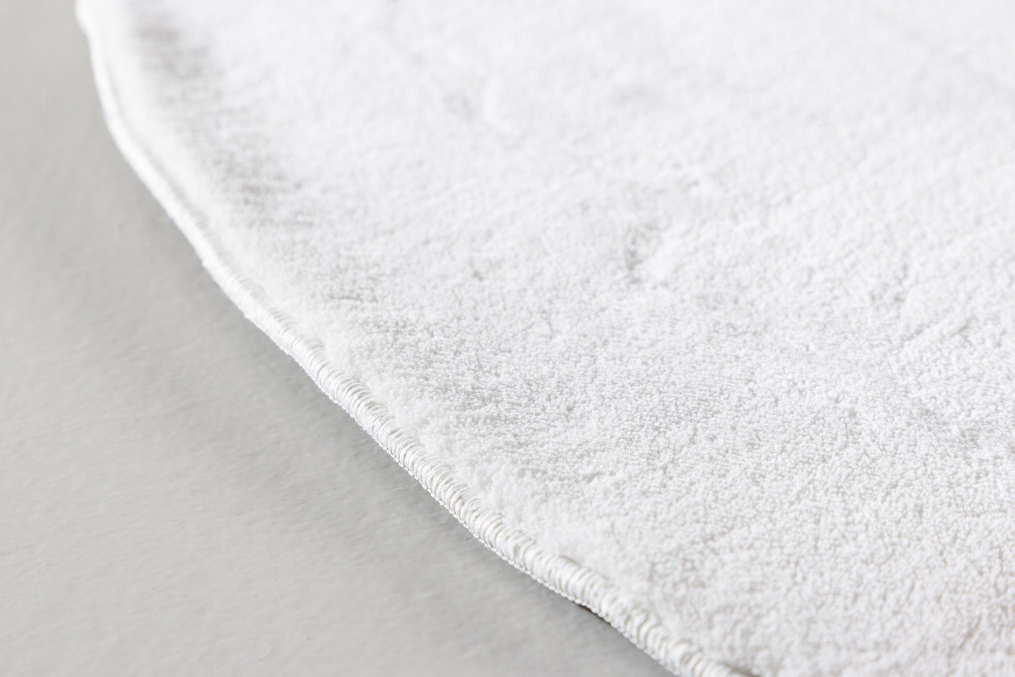 Runder Teppich Nixie Ø200cm - Weiß-Teppich-Venture Home-le canapé