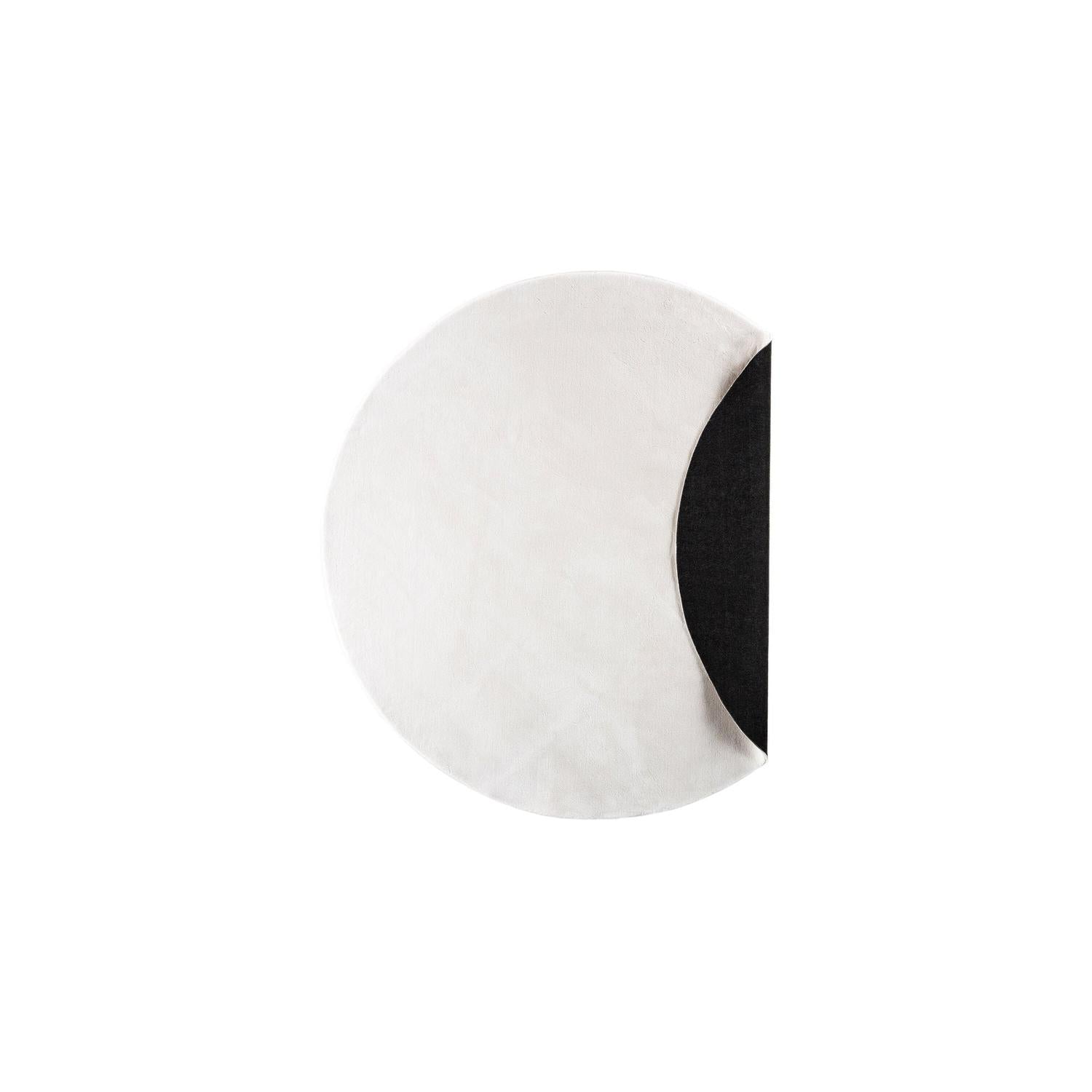 Runder Teppich Nixie Ø200cm - Weiß-Teppiche-Venture Home-le canapé