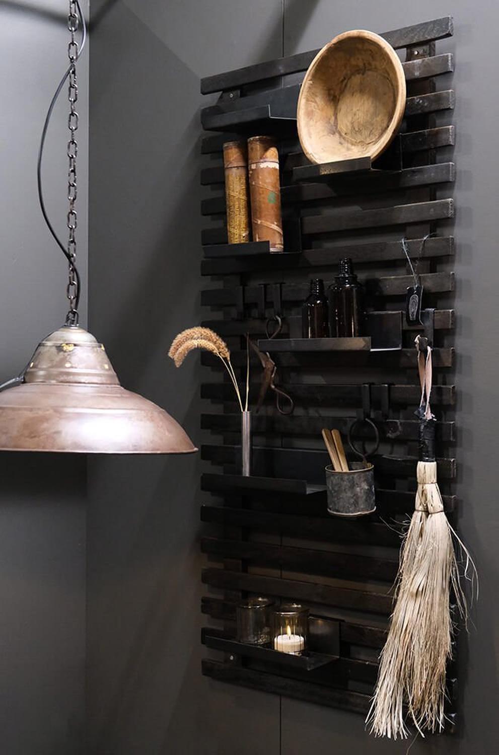 Rustikale Hängelampe Gemini aus Eisen-Hängelampe-Trademark Living-le canapé