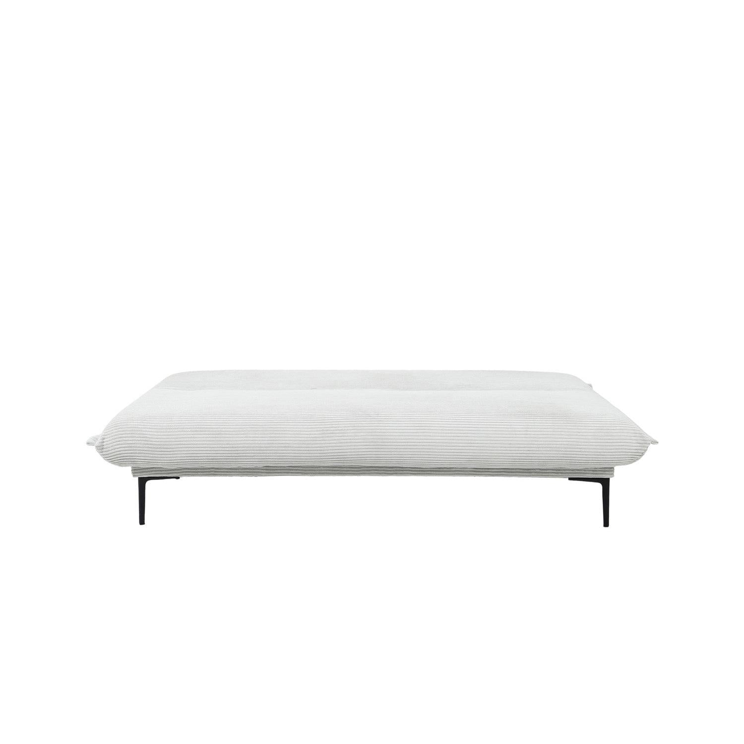 Schlafsofa Alisa aus Cord - Hellgrau-Schlafsofa-Rousseau-le canapé