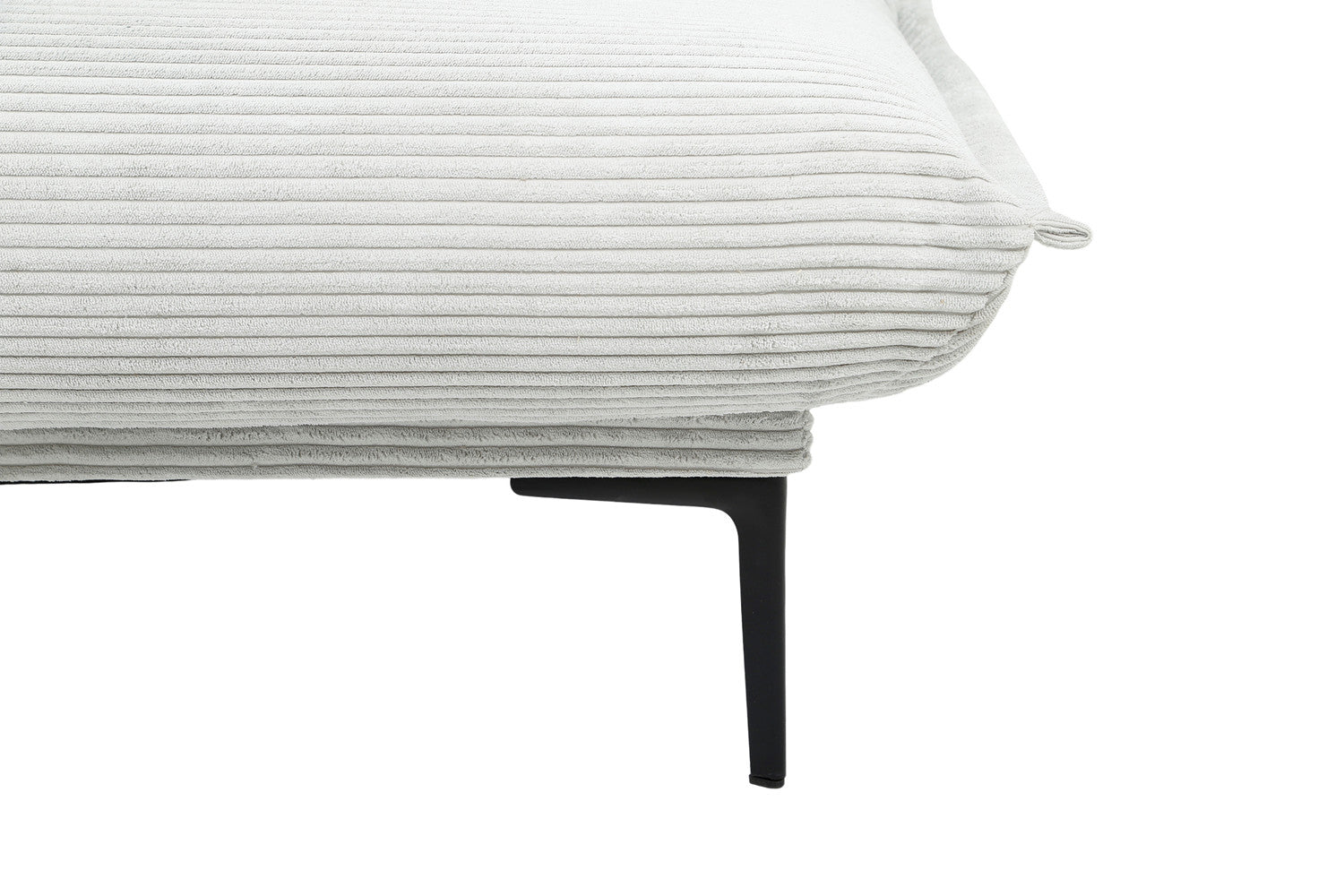 Schlafsofa Alisa aus Cord - Hellgrau-Schlafsofa-Rousseau-le canapé