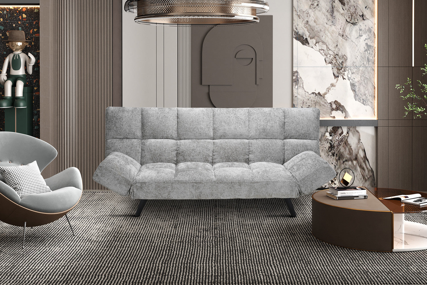 Schlafsofa Bursa - Grau-Schlafsofa-Rousseau-le canapé