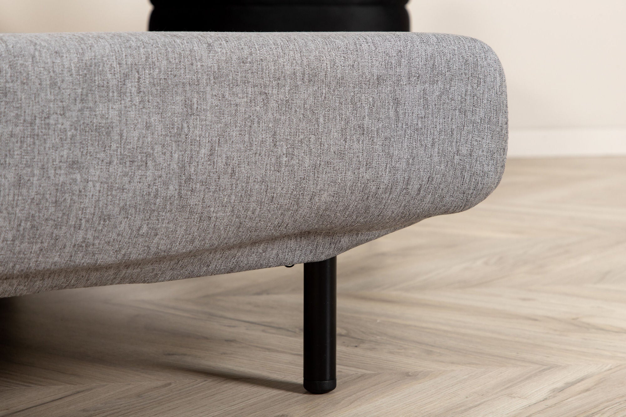 Schlafsofa Vicky aus Stoff - Grau-Schlafsofa-Venture Home-le canapé