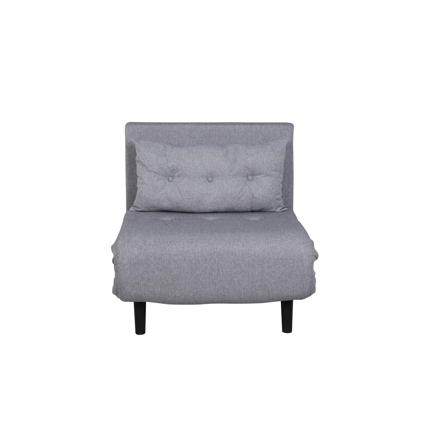 Schlafsofa Vicky aus Stoff - Grau-Schlafsofa-Venture Home-le canapé