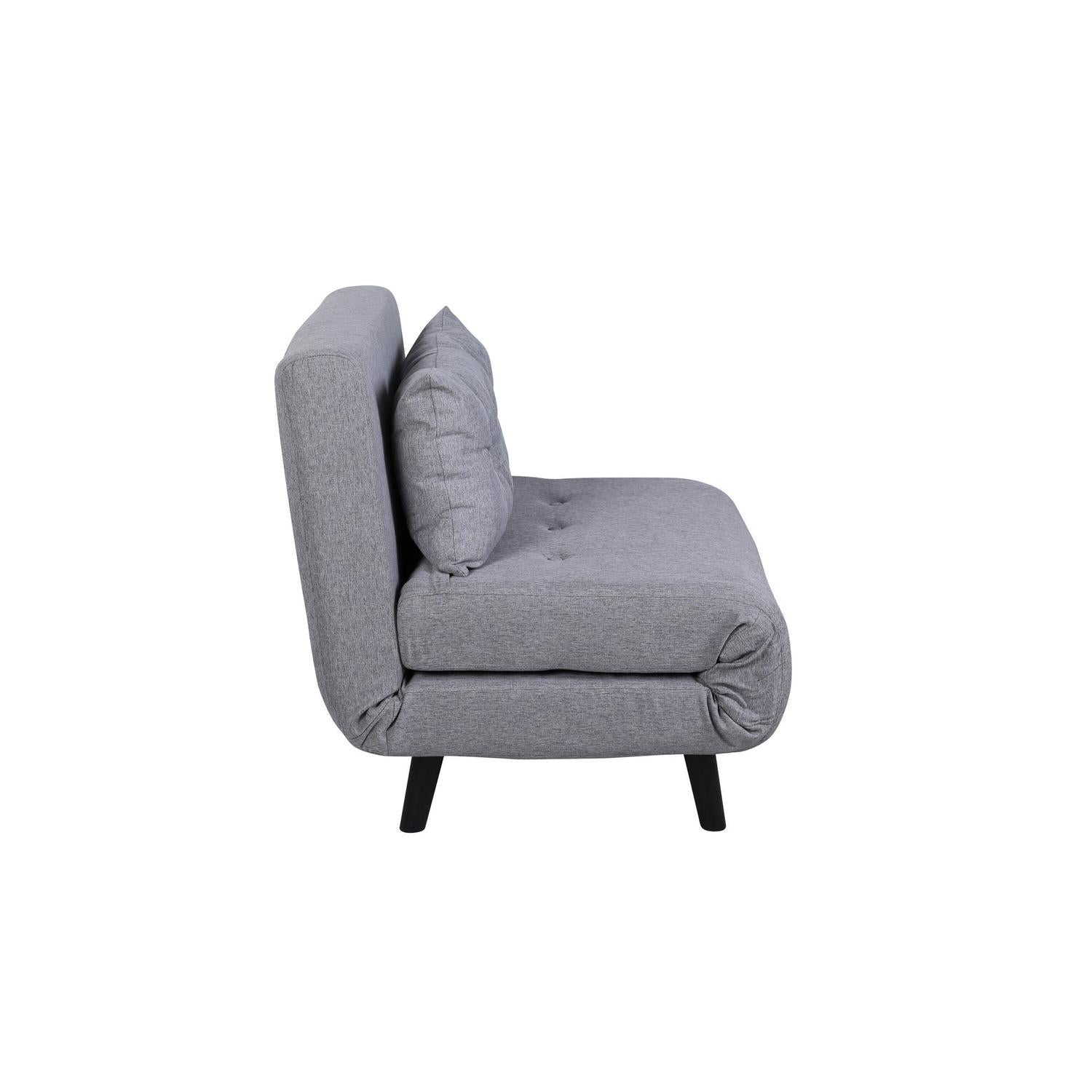 Schlafsofa Vicky aus Stoff - Grau-Schlafsofa-Venture Home-le canapé