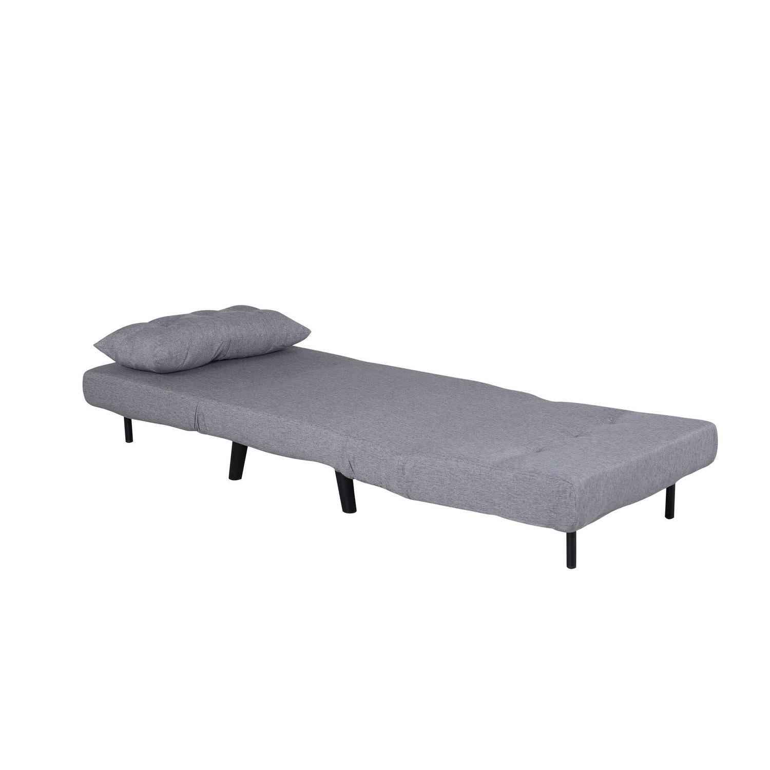 Schlafsofa Vicky aus Stoff - Grau-Schlafsofa-Venture Home-le canapé
