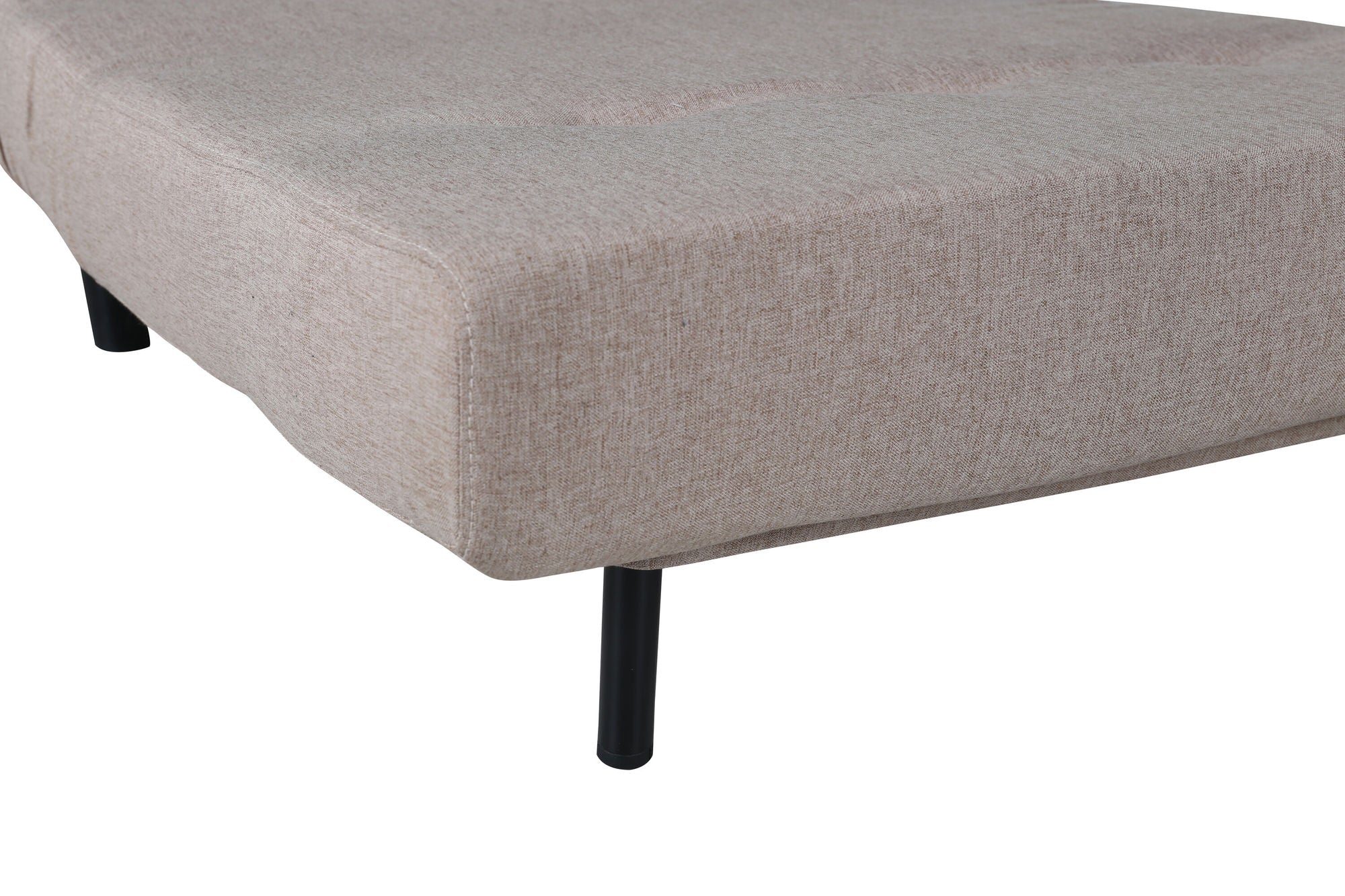 Schlafsofa Vicky aus Stoff - Hellbraun-Schlafsofa-Venture Home-le canapé