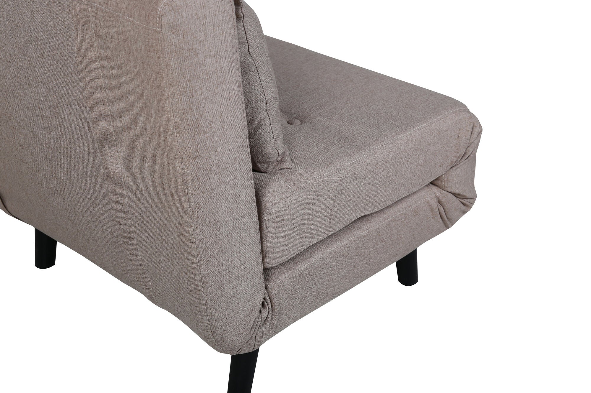 Schlafsofa Vicky aus Stoff - Hellbraun-Schlafsofa-Venture Home-le canapé