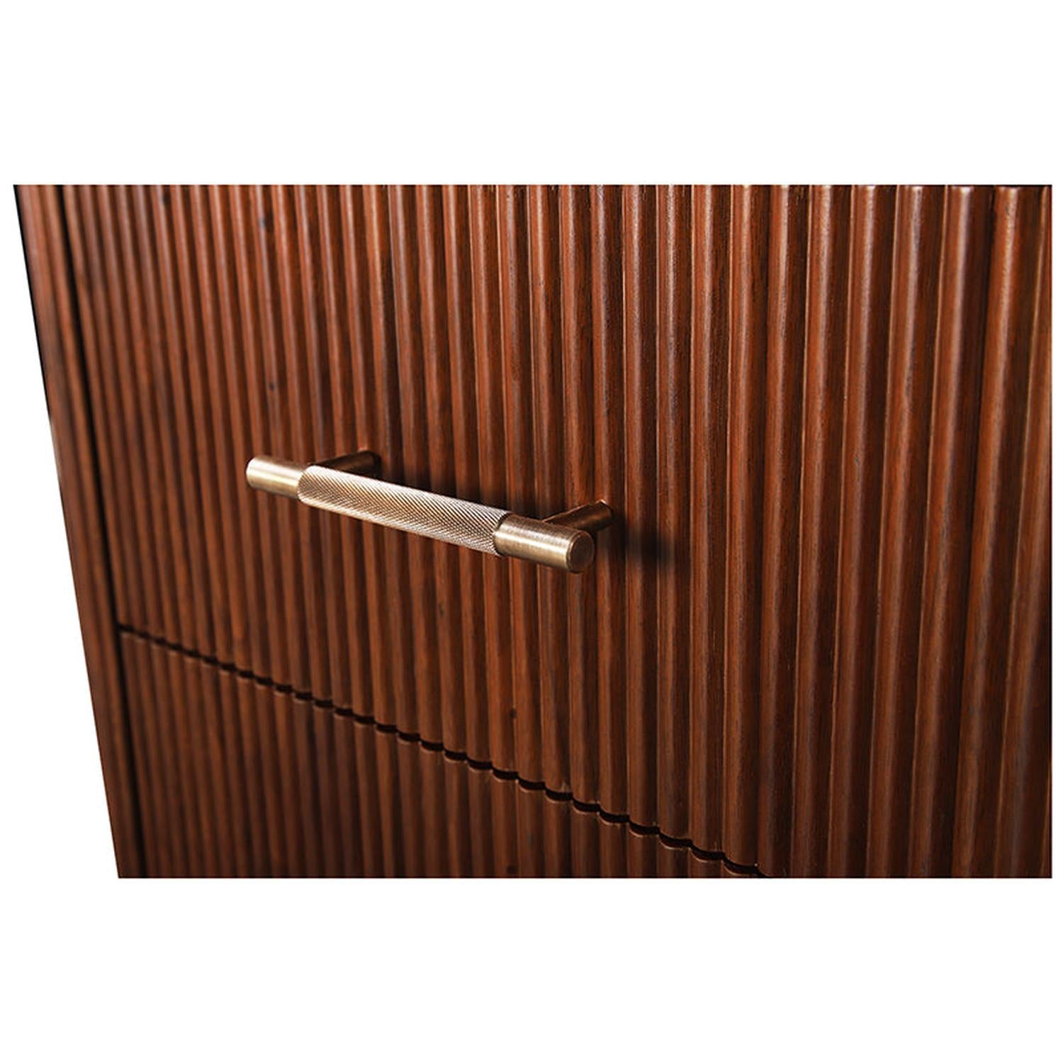 Schreibtisch Urban Chique mit Keramikplatte - Dunkelbraun-Schreibtische-Pole to Pole-le canapé