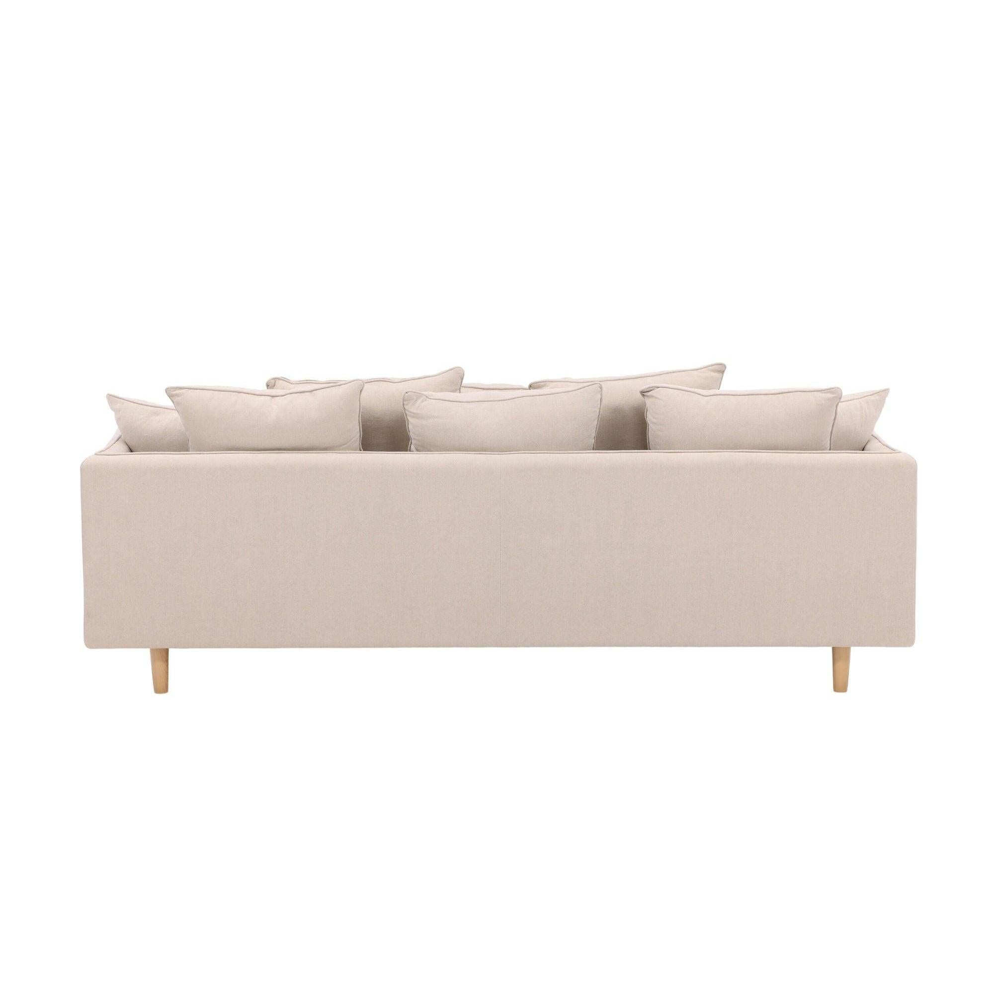 Segelskären 3 - Sitzer Sofa aus Leinen - BeigeEinzelsofas