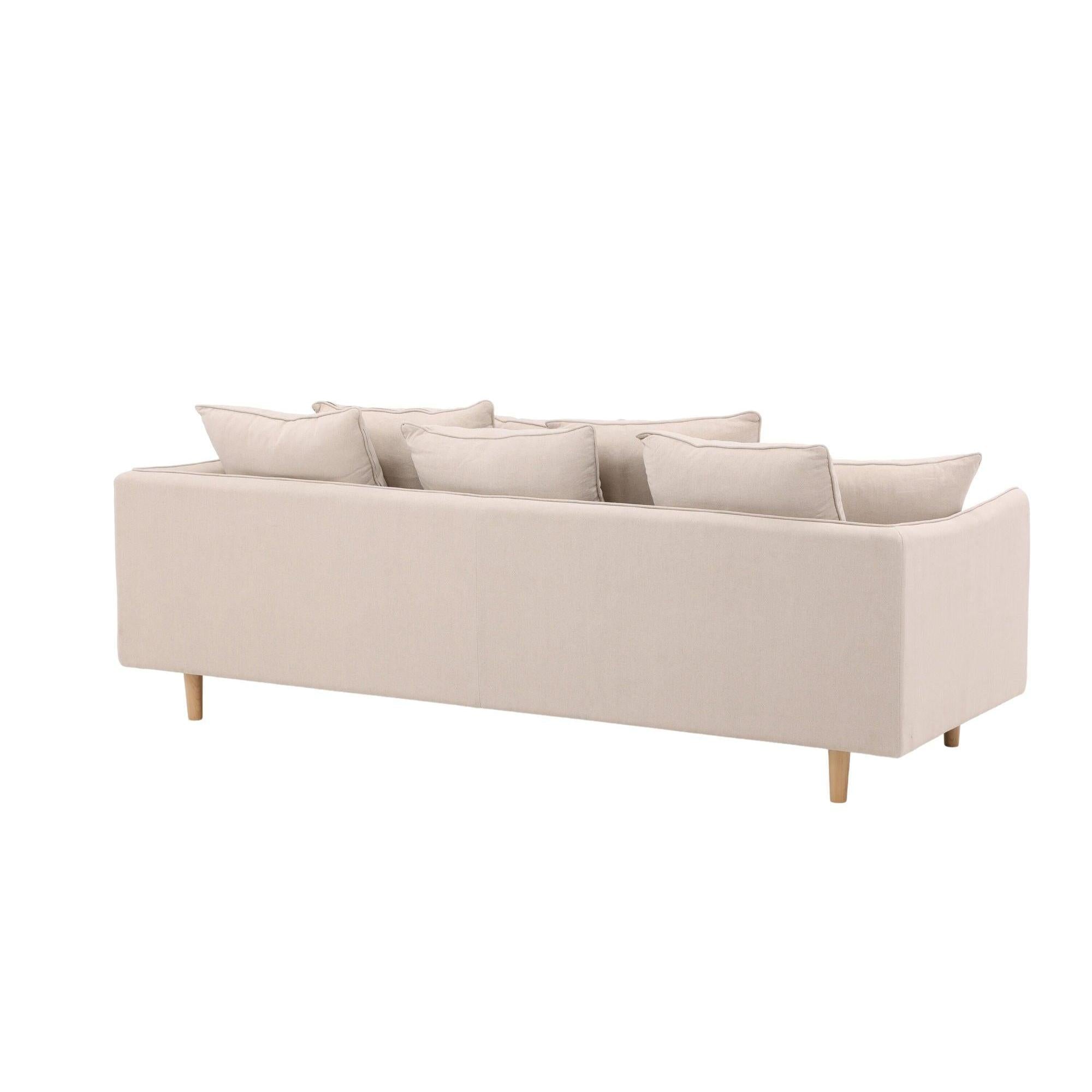 Segelskären 3 - Sitzer Sofa aus Leinen - BeigeEinzelsofas