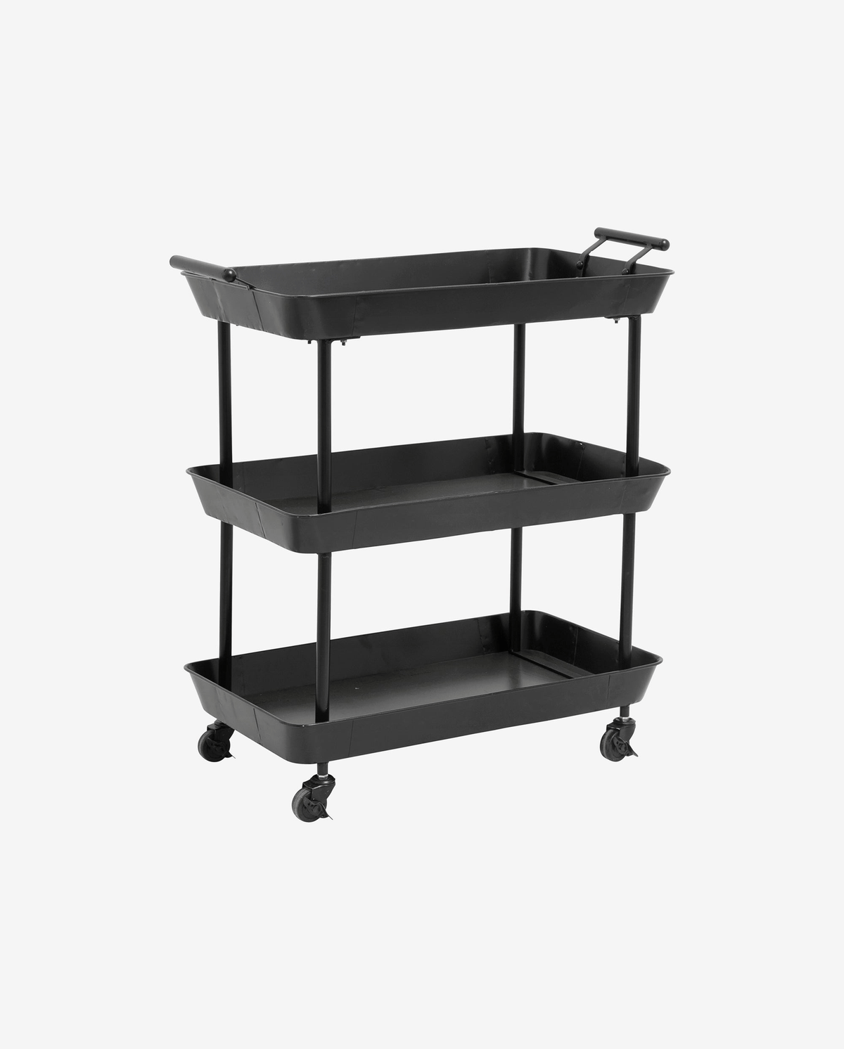 Serviertisch FULDA 66cm aus Metall - Schwarz-Nordal A/S-le canapé