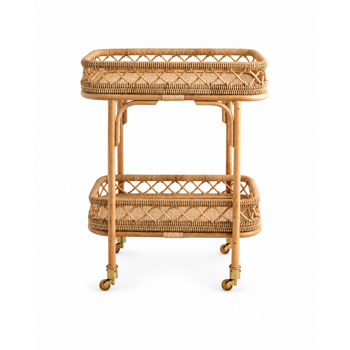 Serviertisch LIRI 62cm aus Rattan-Serviertische-Nordal A/S-le canapé