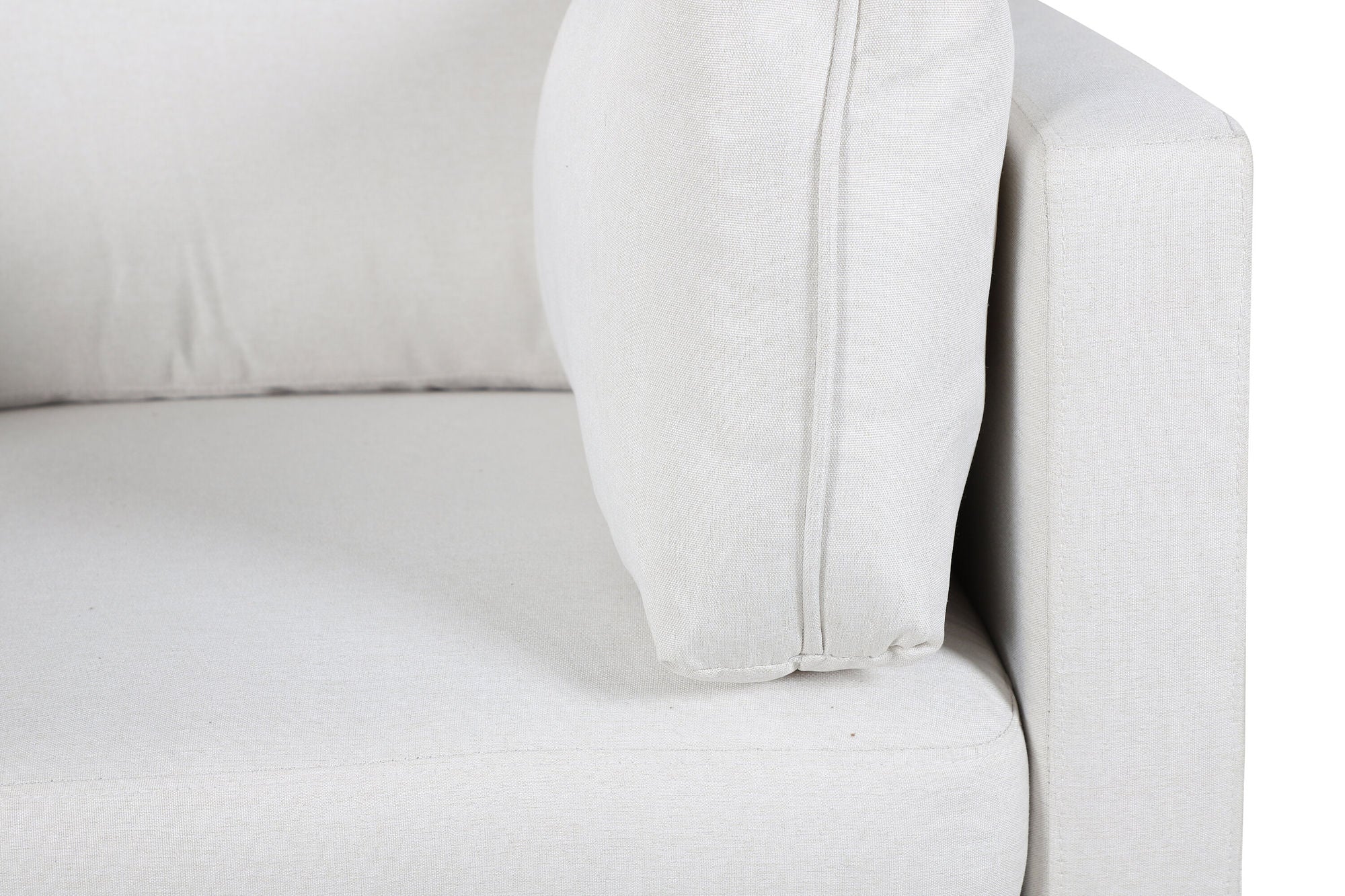 Sessel Boom aus Stoff - Weiß-Sessel-Venture Home-le canapé