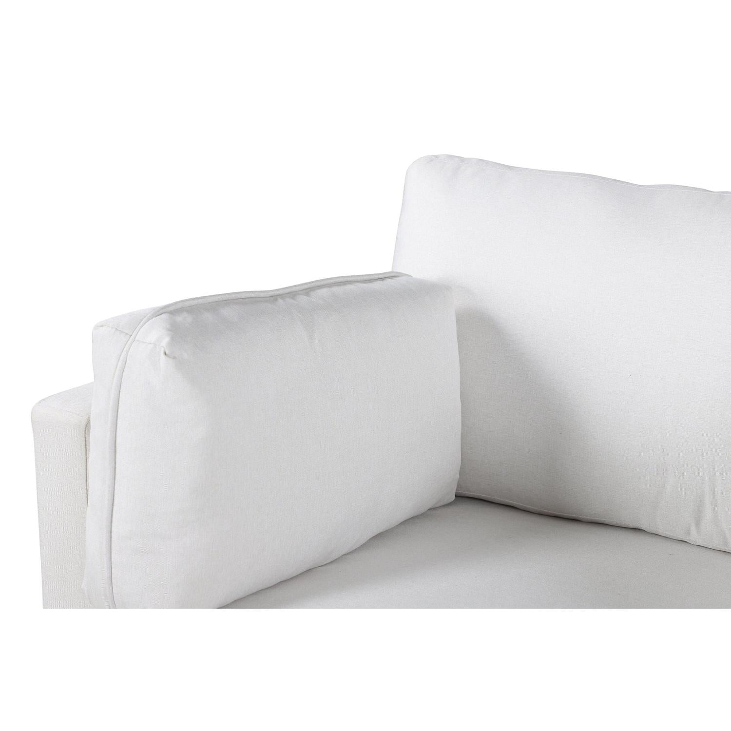 Sessel Boom aus Stoff - Weiß-Sessel-Venture Home-le canapé