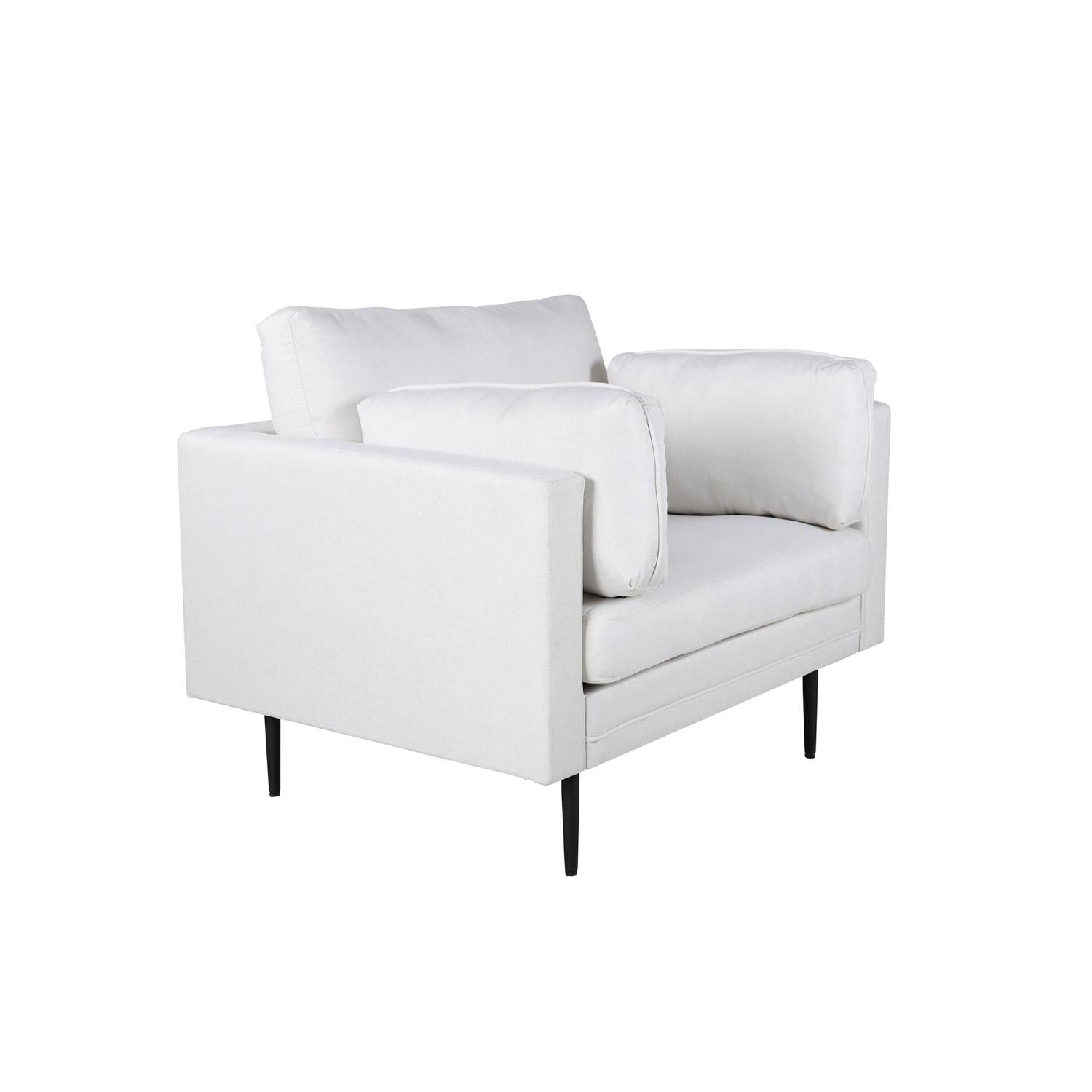 Sessel Boom aus Stoff - Weiß-Sessel-Venture Home-le canapé