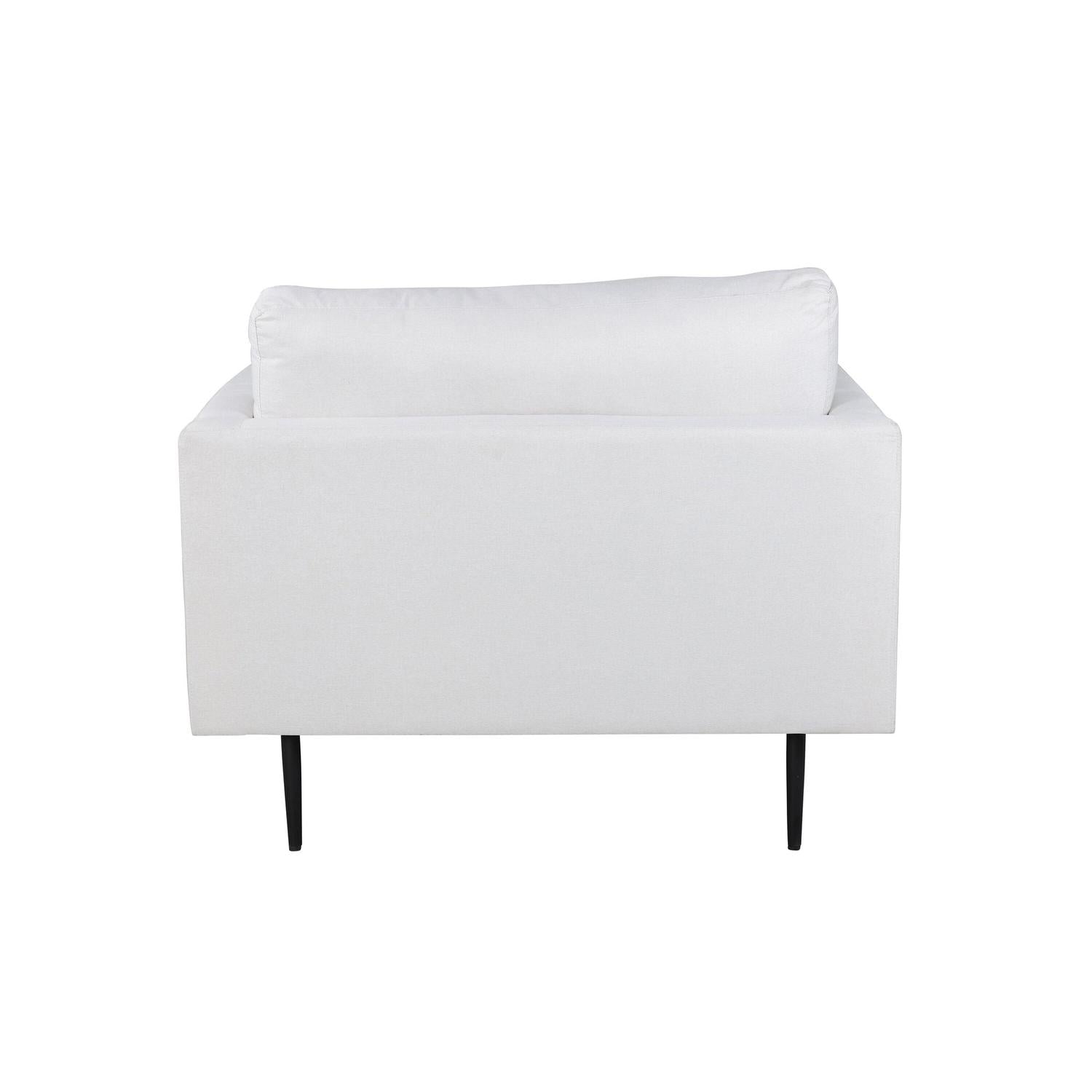 Sessel Boom aus Stoff - Weiß-Sessel-Venture Home-le canapé