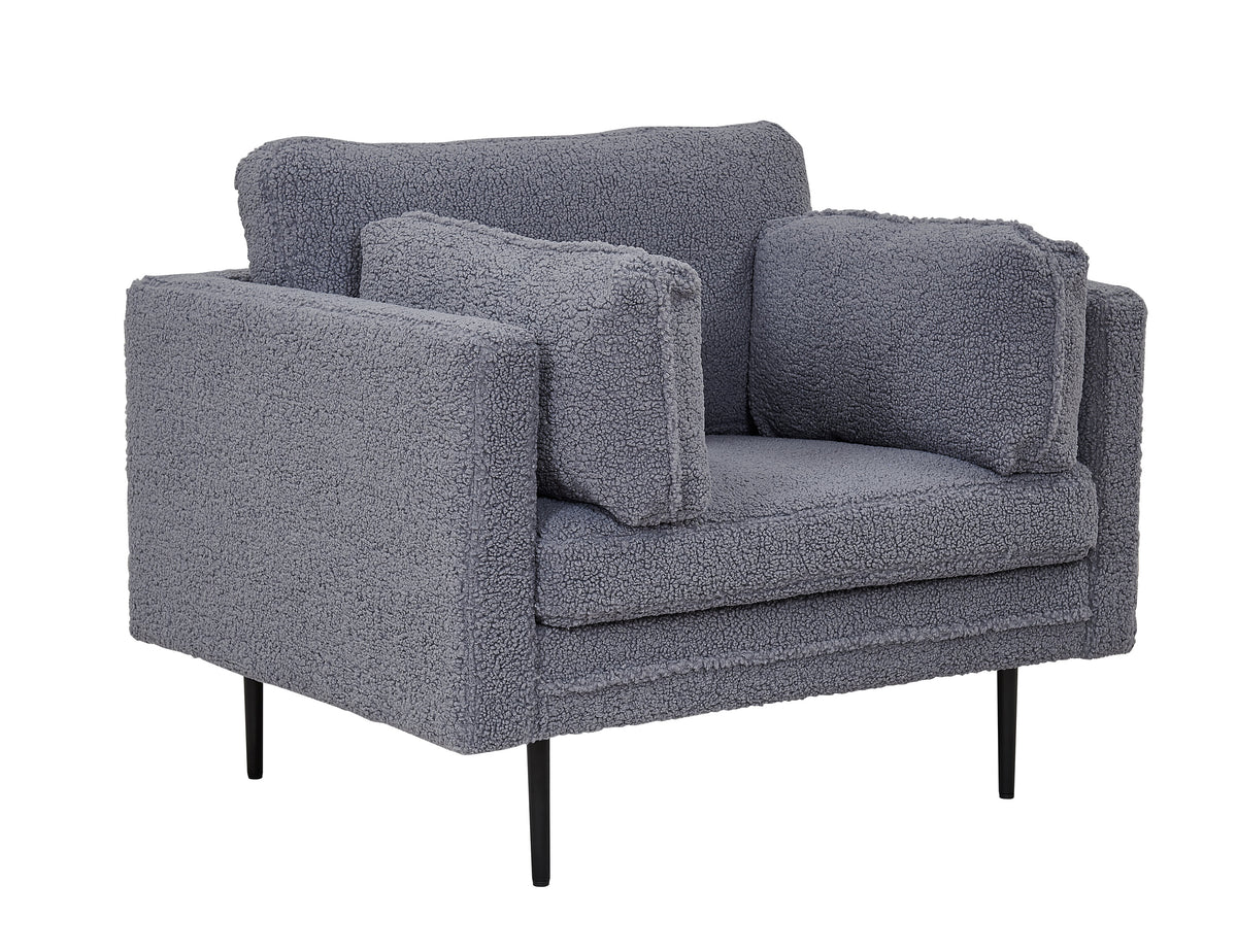 Sessel Boom mit Armlehnen - Dunkelgrau-Sessel-Venture Home-le canapé
