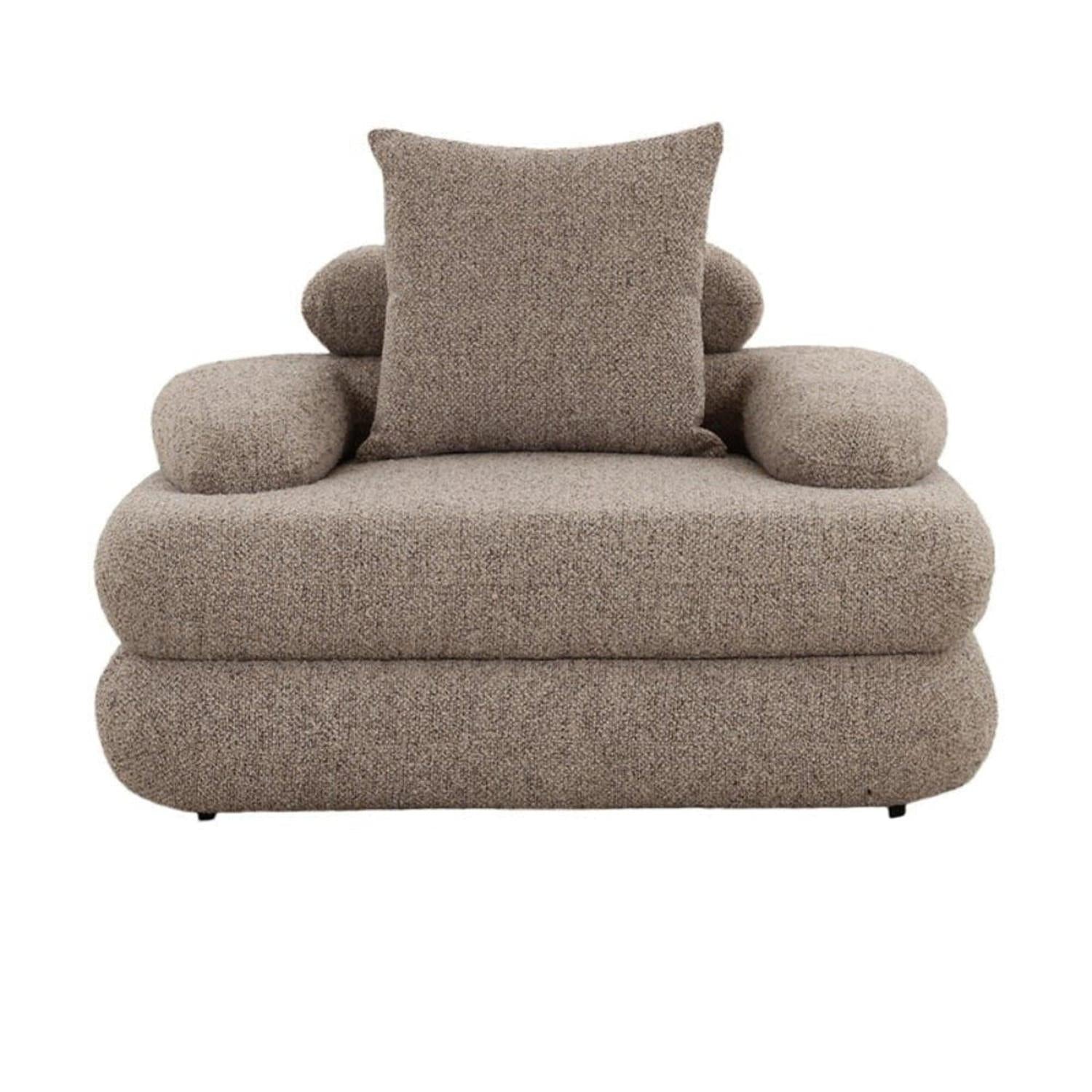 Sessel Cairo aus Teddy- Bouclé - Sand-Sessel-Pole to Pole-le canapé