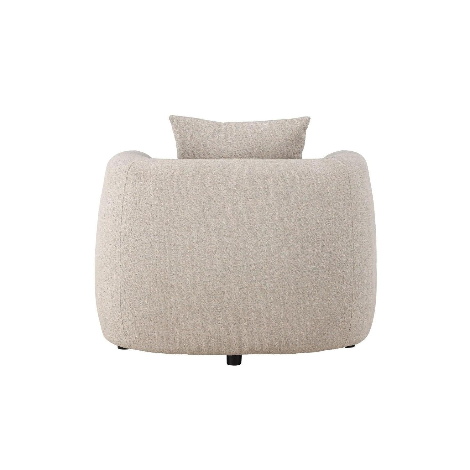Sessel Cielo aus Bouclé - Beige-Sessel-Venture Home-le canapé